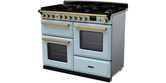 Piano de cuisson mixte FALCON ESTEL DELUXE OC TAB MIX 110 CM BLEU PAST