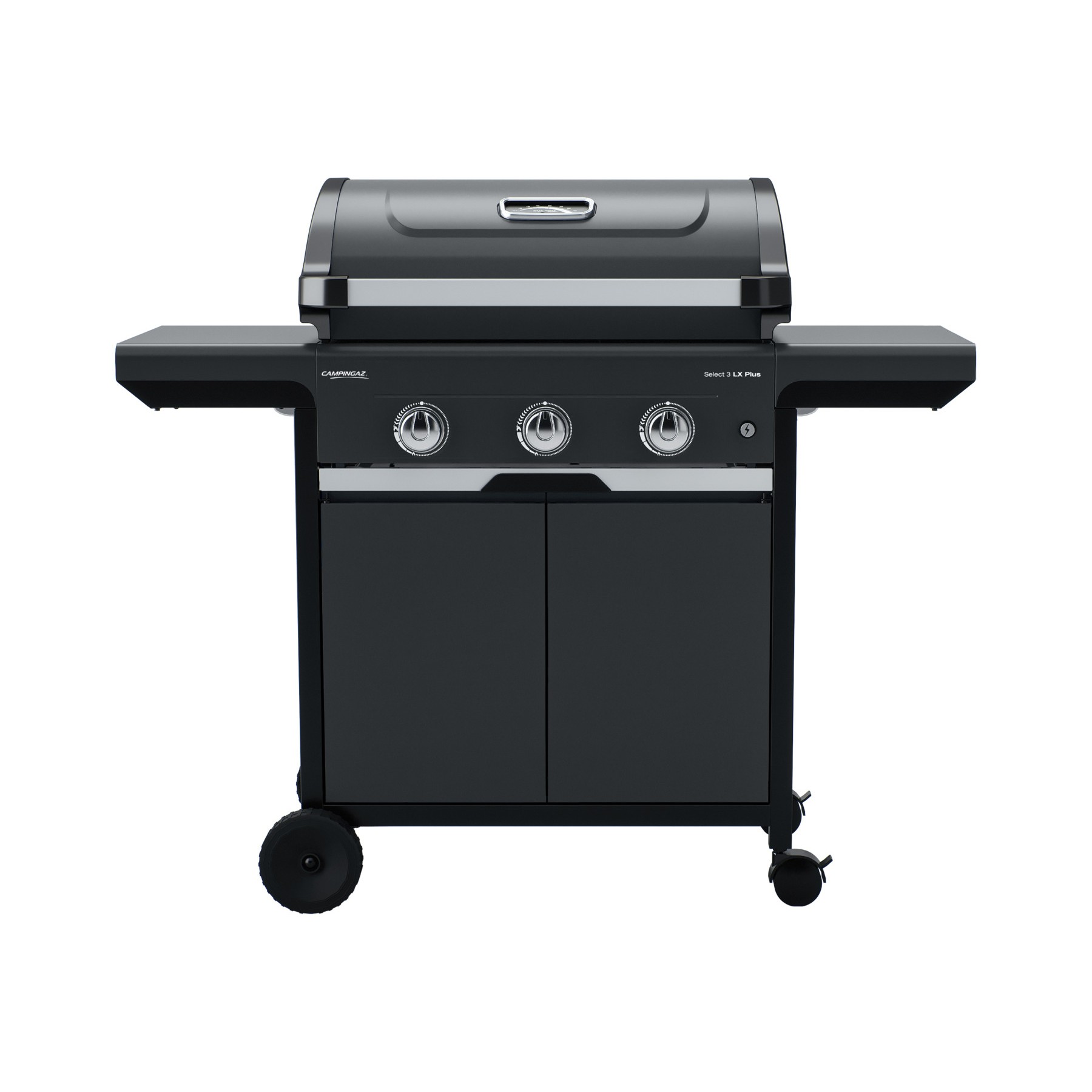 Barbecue gaz CAMPINGAZ SELECT 3 LX PLUS noir 3 brûleurs sur chariot, 62.5x40 cm