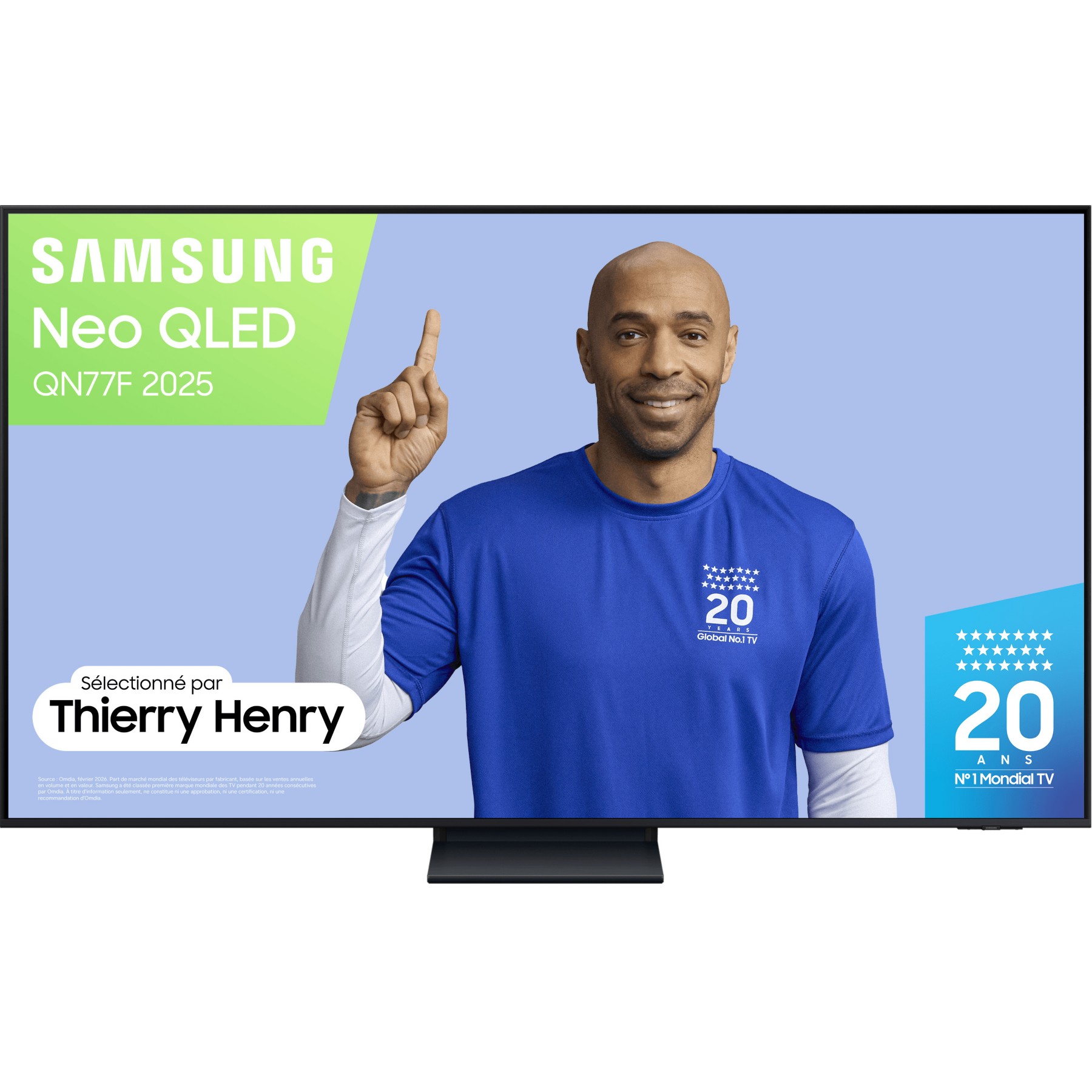 TV Mini LED SAMSUNG TQ55QN77F (2025) 55" (138 cm) 4K - Smart TV avec IA, NeoQLED (contrastes intenses)