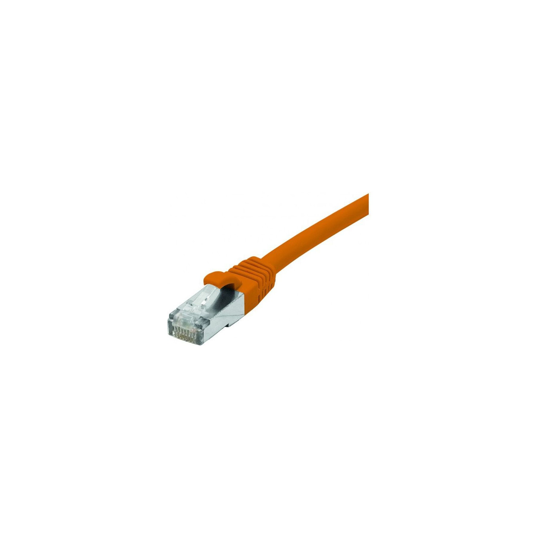 Câble Ethernet KOMELEC Câble RJ45 Cat6a blindé orange 25 m