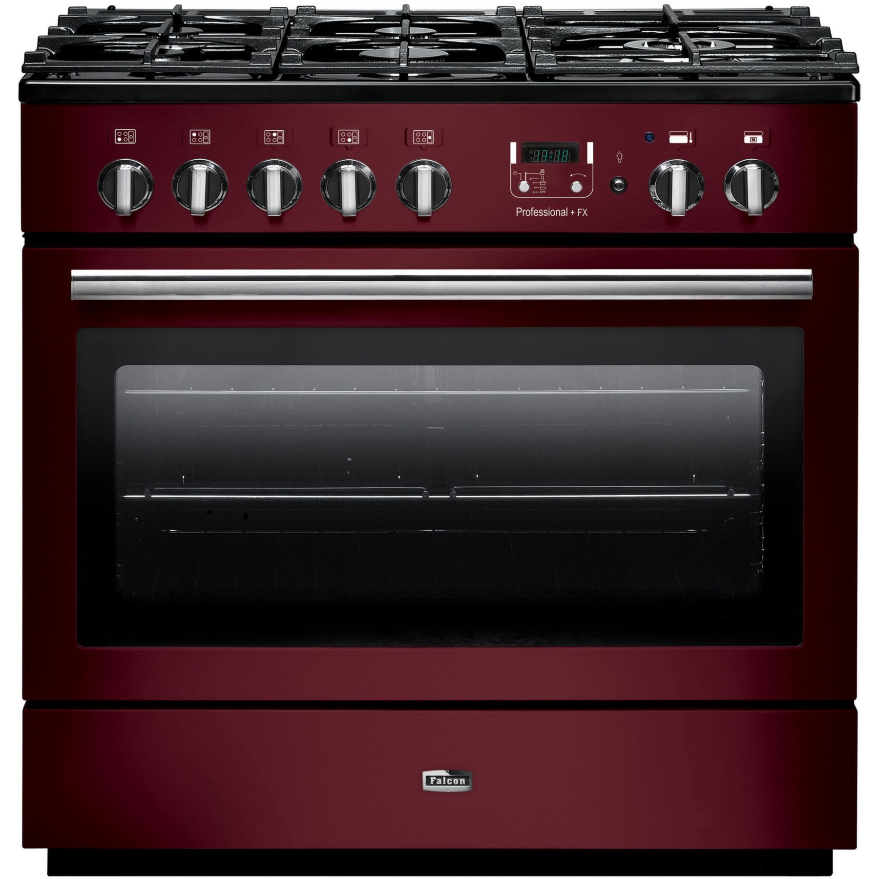 Piano de cuisson gaz FALCON PROF+90FX MIXT ROUGE AIRELLE