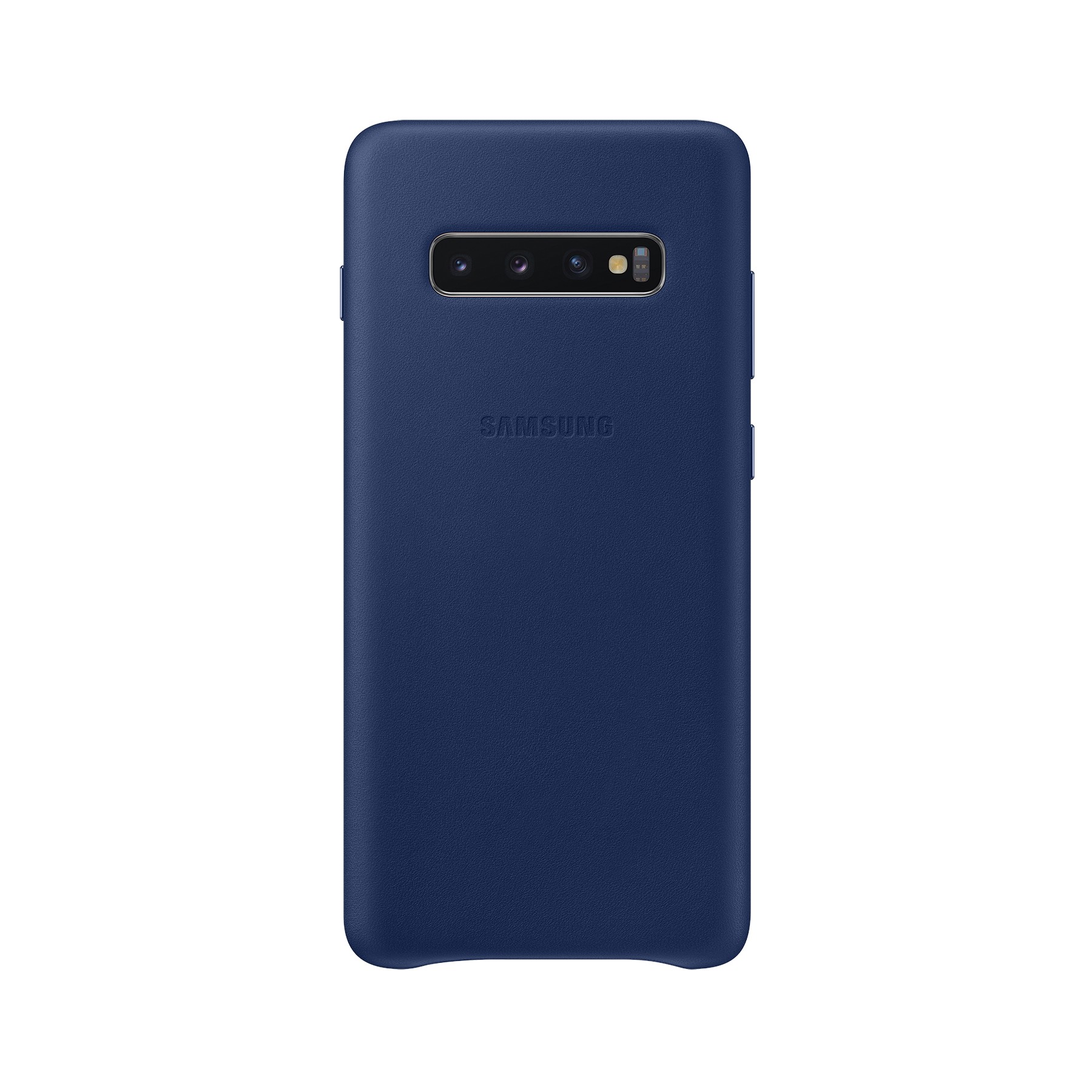 Coque SAMSUNG S10+ Cuir bleu marine