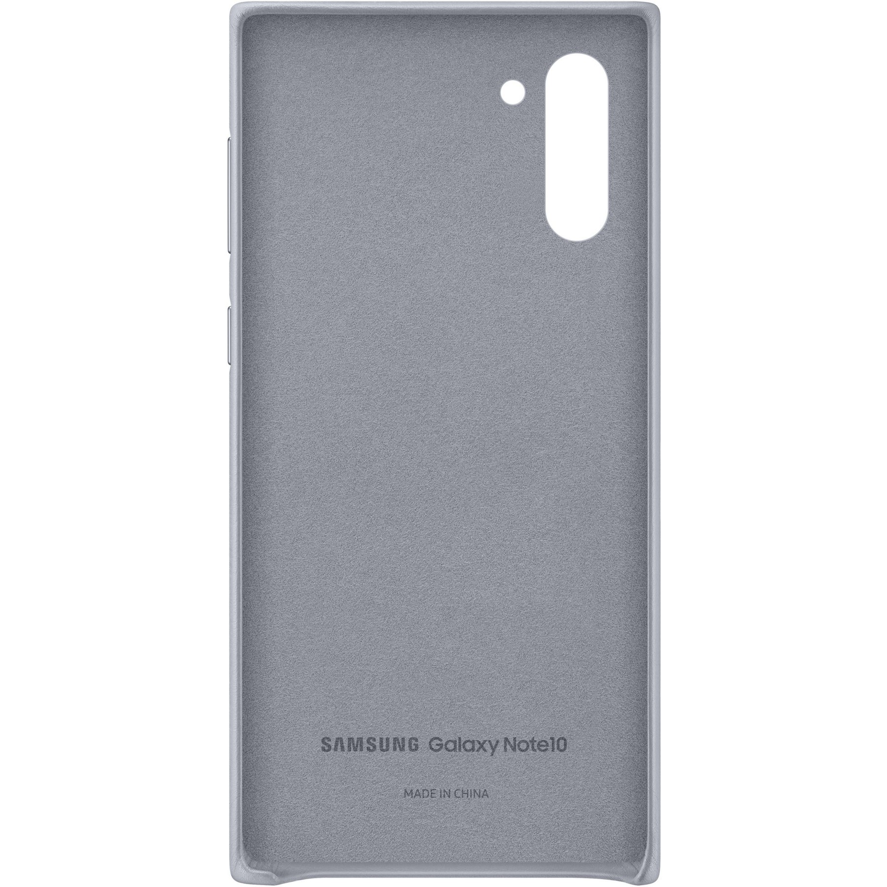 Coque SAMSUNG Note 10 Cuir gris