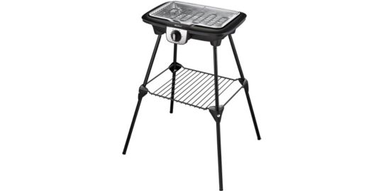 Barbecue électrique TEFAL BG931812 easygrill 2 en 1 sur pieds, 35x21 cm