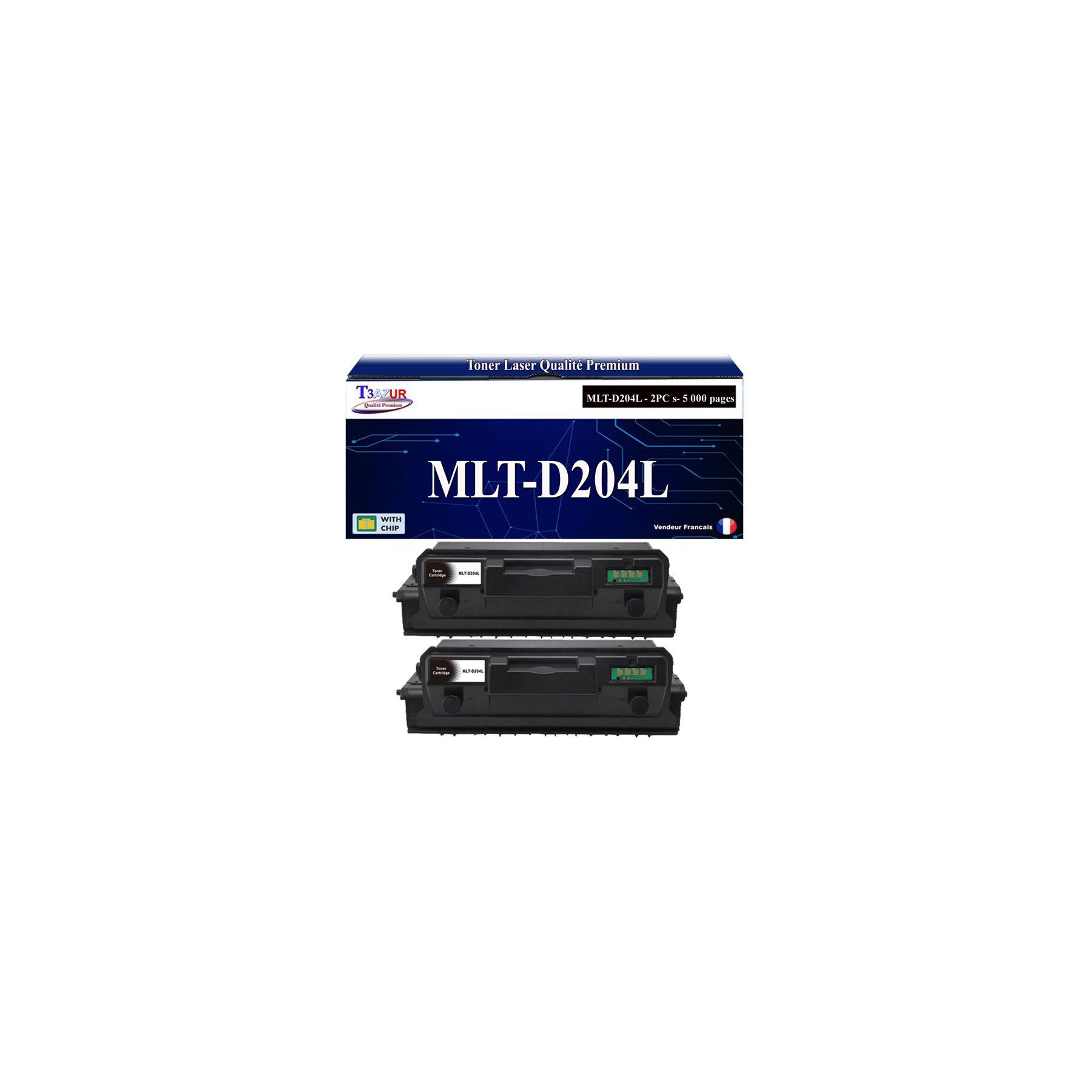 Toner T3AZUR pour Samsung M4075FX M4075FR M4025NX x2