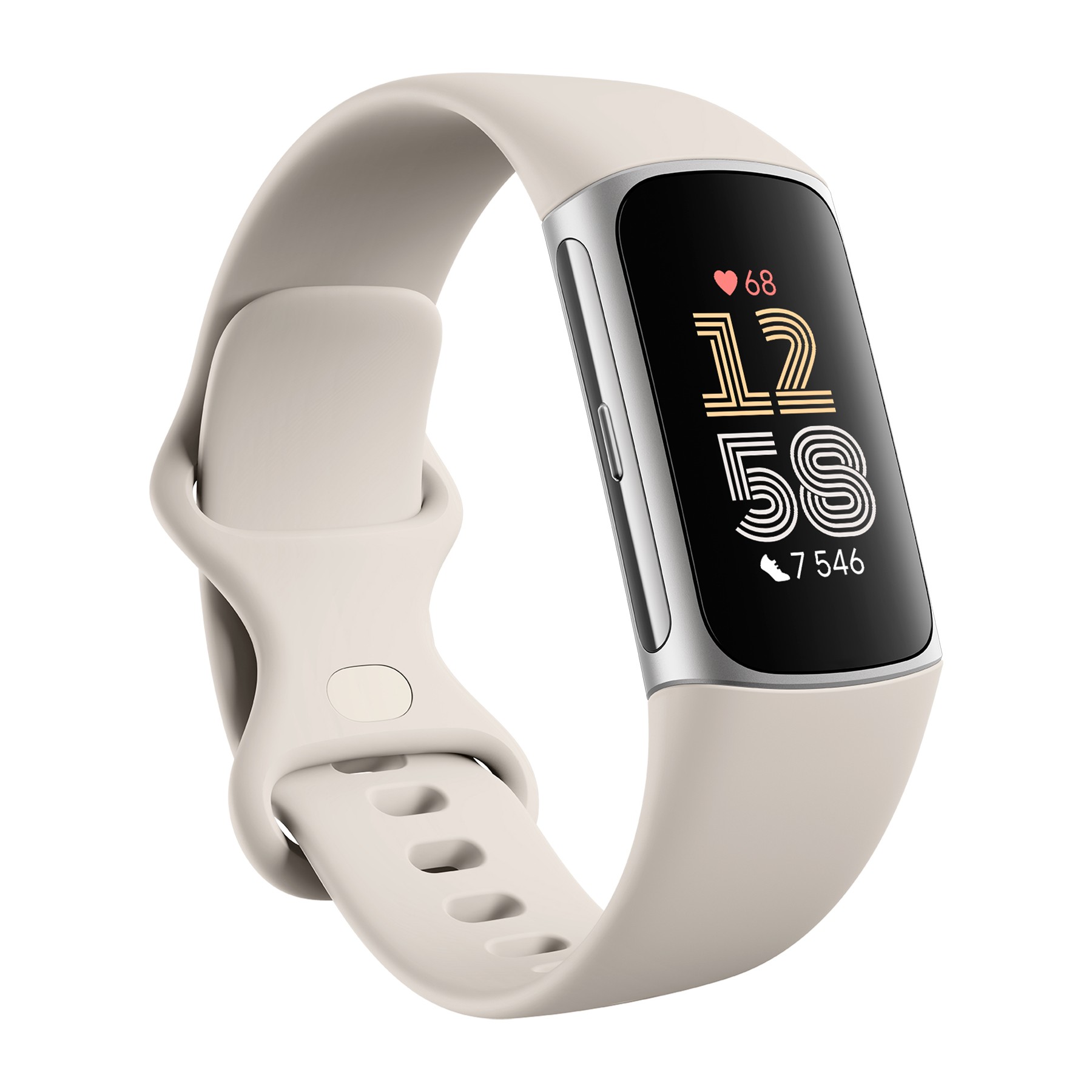 Montre santé FITBIT Charge 6 Argent et porcelaine