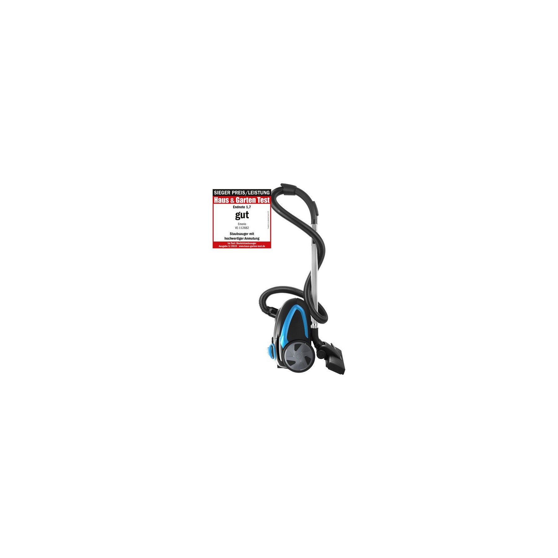 Aspirateur avec sac EMERIO VE-112682.8