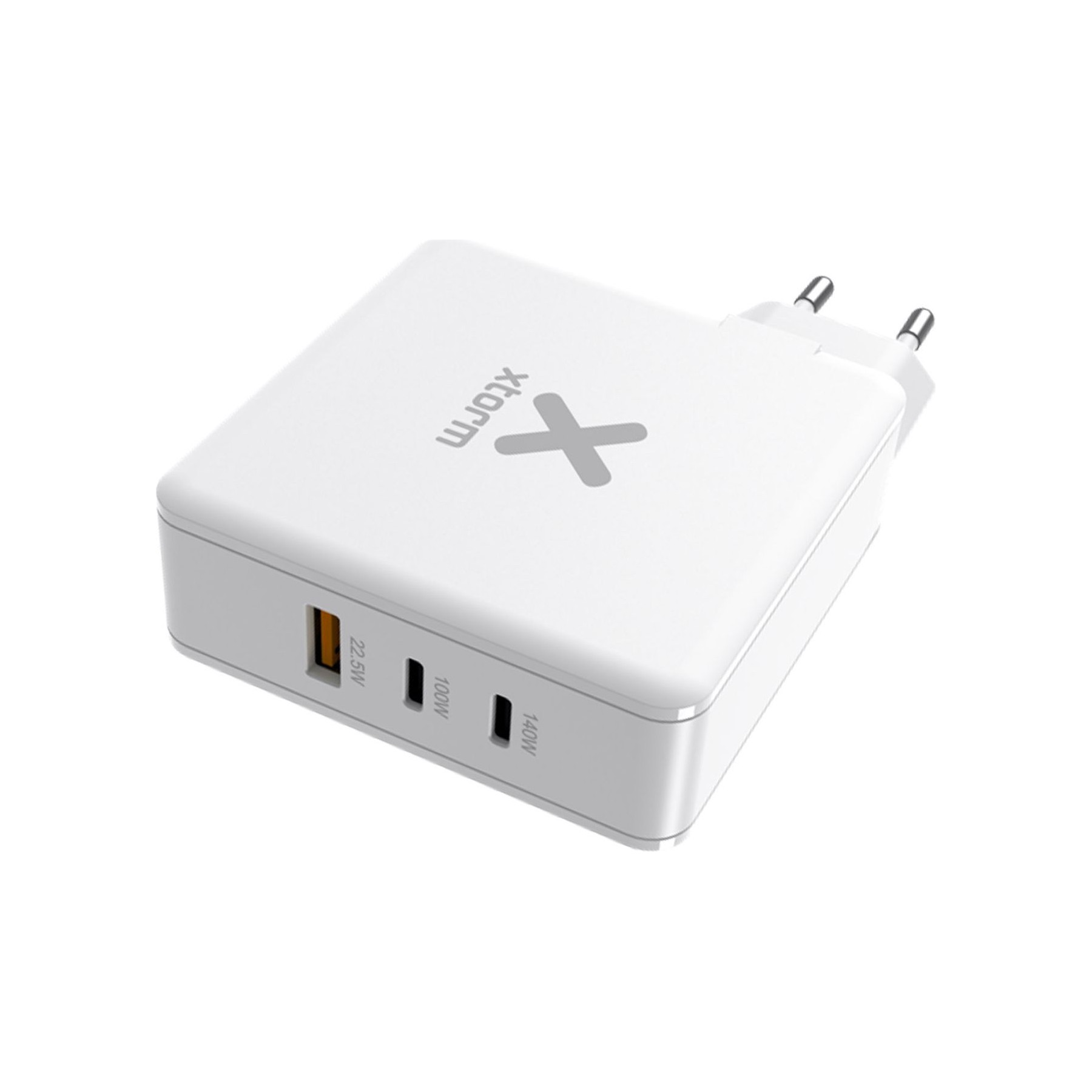 Chargeur secteur XTORM Gan 140W 2 USB-C + USB Câble USB-C Xtorm