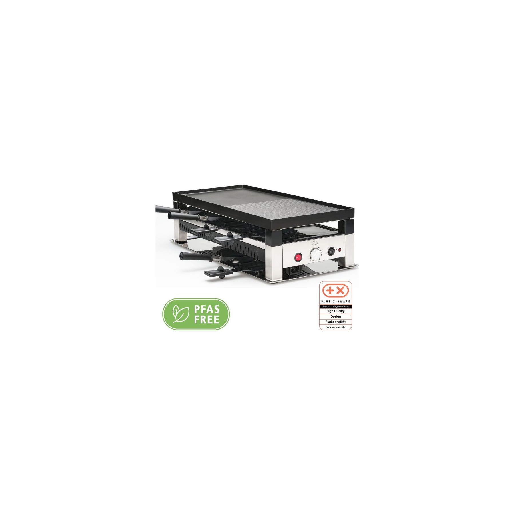 Raclette SOLIS Grill 5 en 1 pour 8 personnes