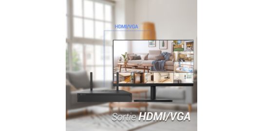 Pack sécurité EZVIZ Wifi NVR X5S 4 à 8 caméras
