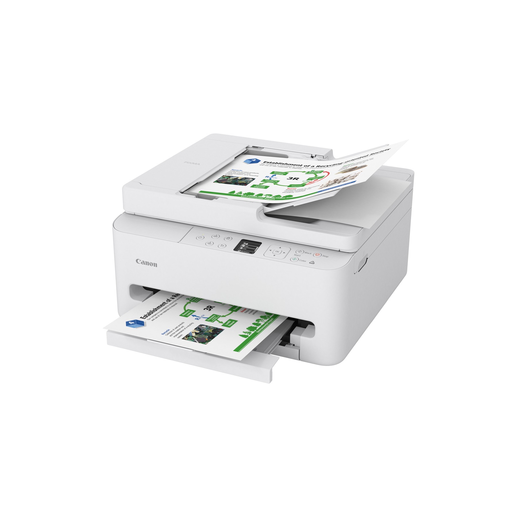 Imprimante jet d'encre CANON PIXMA TS7550i WH