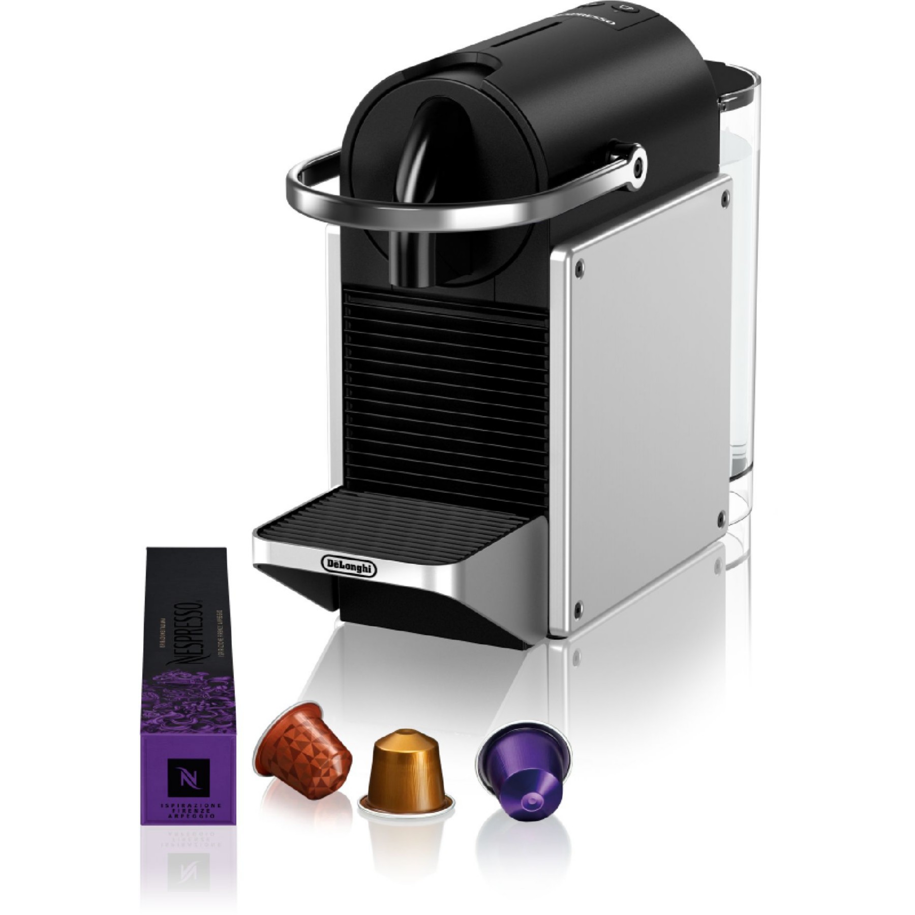 Nespresso DELONGHI NESPRESSO Pixie gris metal EN127.S