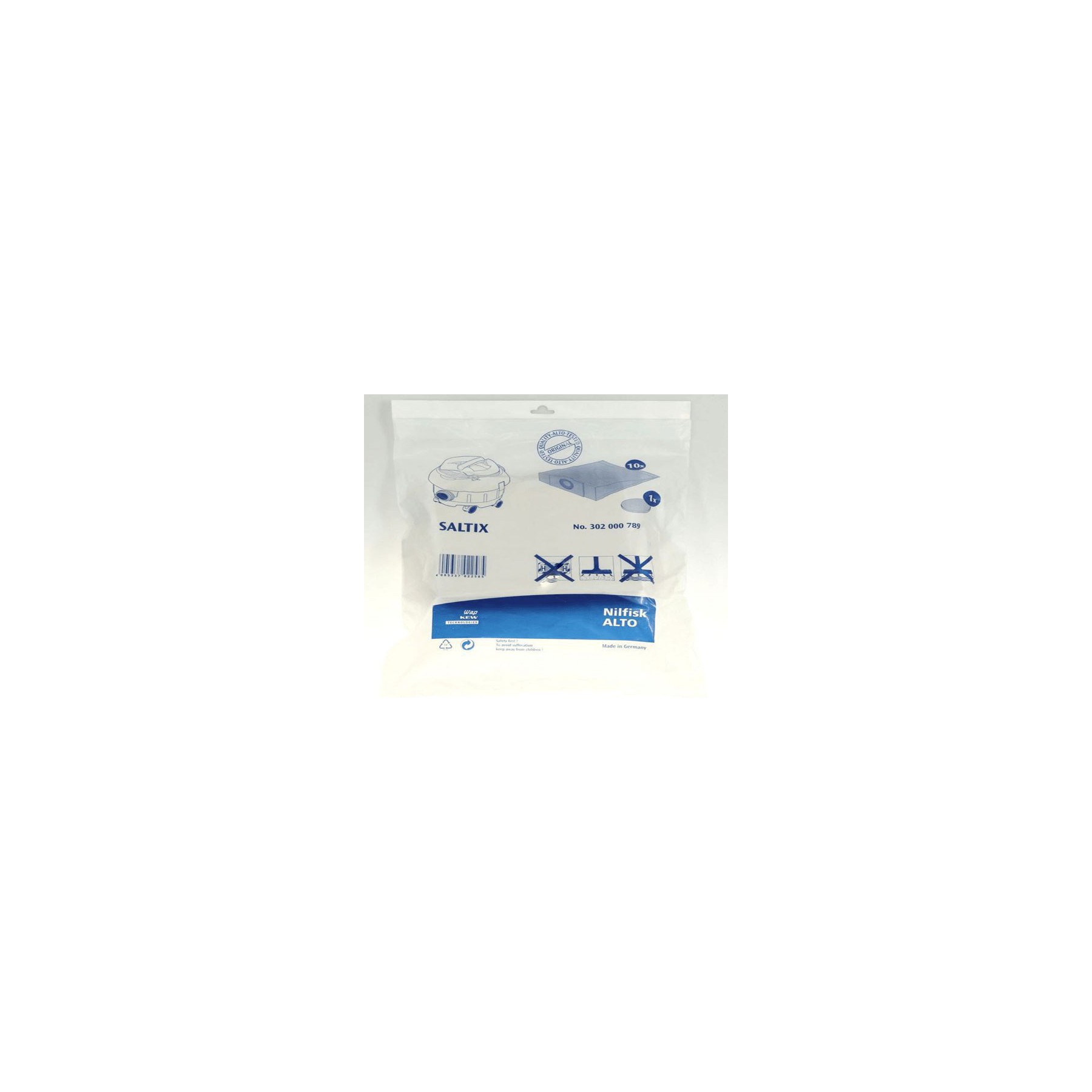 Pièce détachée NILFISK SACHET DE SACS 10 SACS PAPIER SALTIX POU