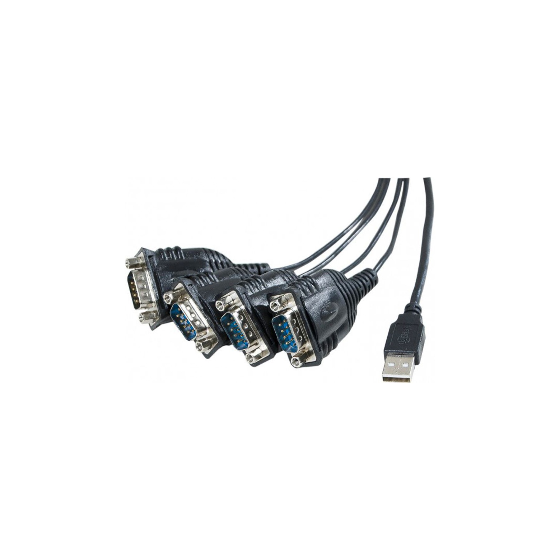 KOMELEC Convertisseur USB RS232 4 Ports 1.50m