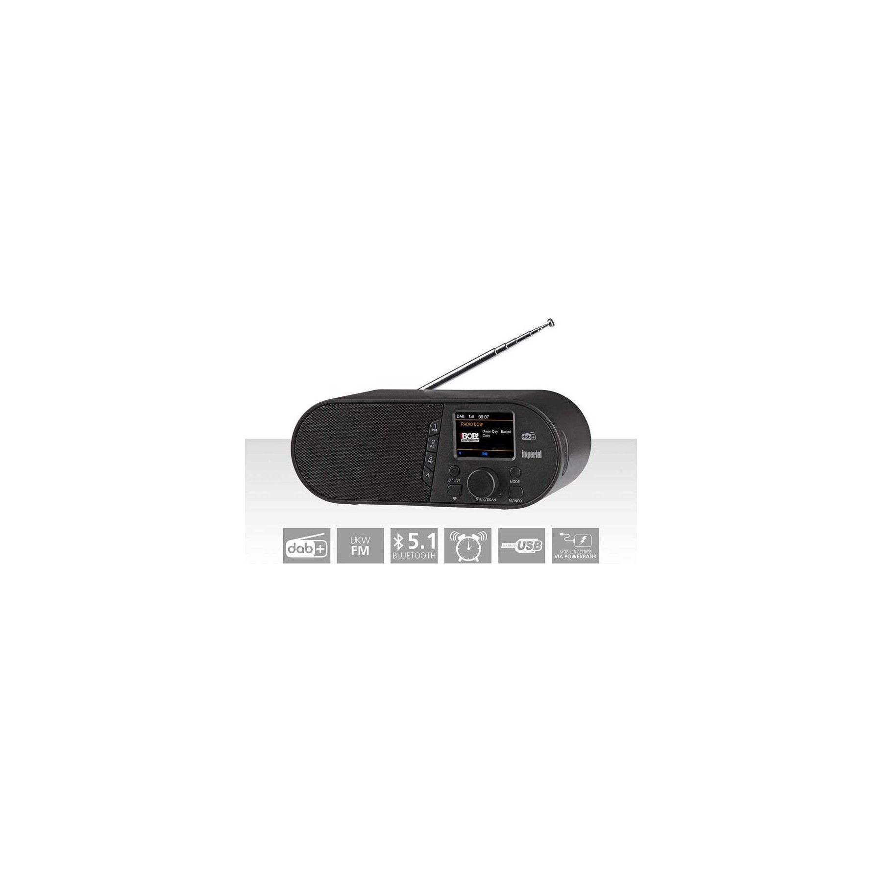 Radio DAB TELESTAR Radio DAB+ DIRA M 1 A EWF Bluetooth