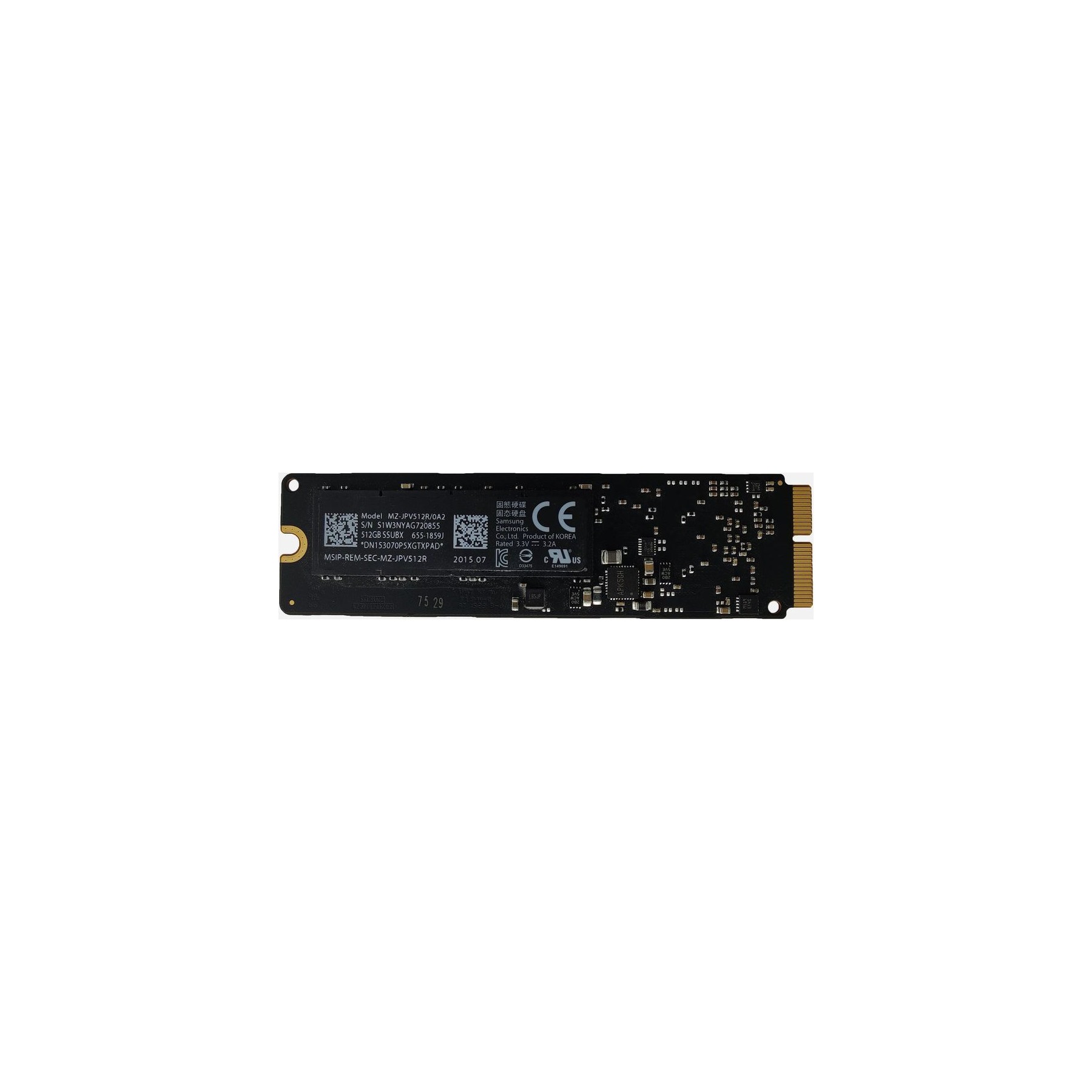 Pièce détachée APPLE Disque SSD 512Go-MacBook A1466-Pro A1398 Reconditionné
