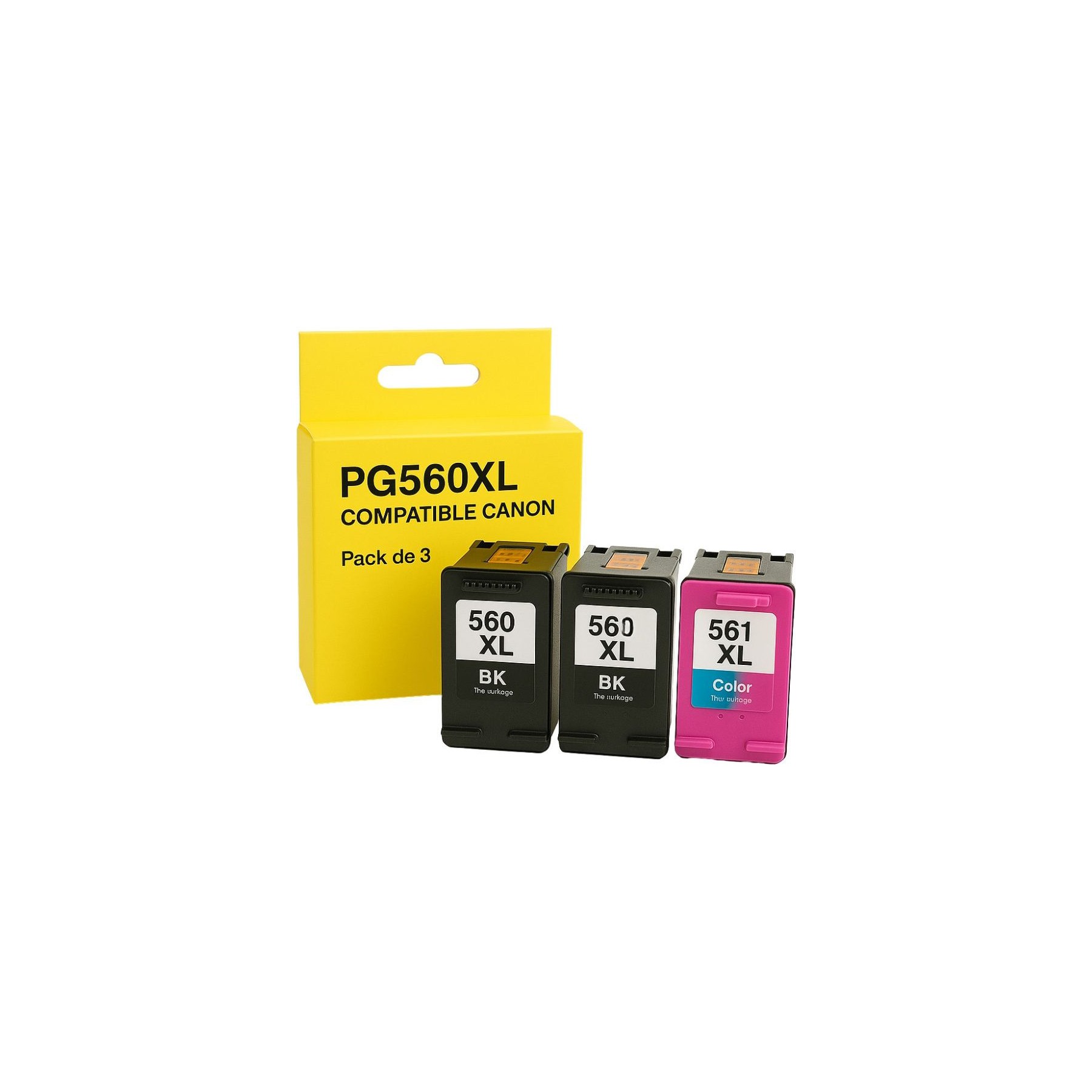 Cartouche d'encre SHOP-STORY Cartouches Compatibles CANON PG-560XL CL