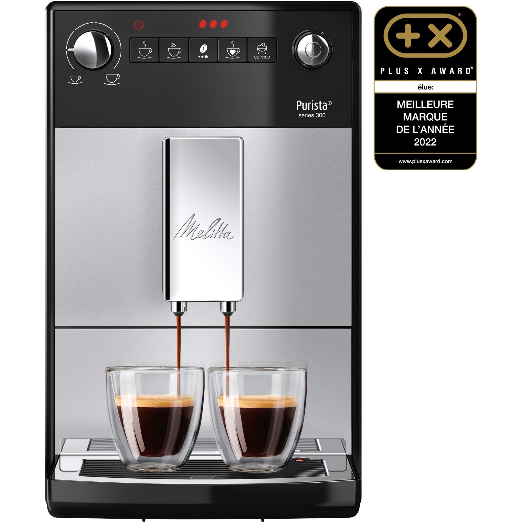Expresso Broyeur MELITTA purista argent F230-101