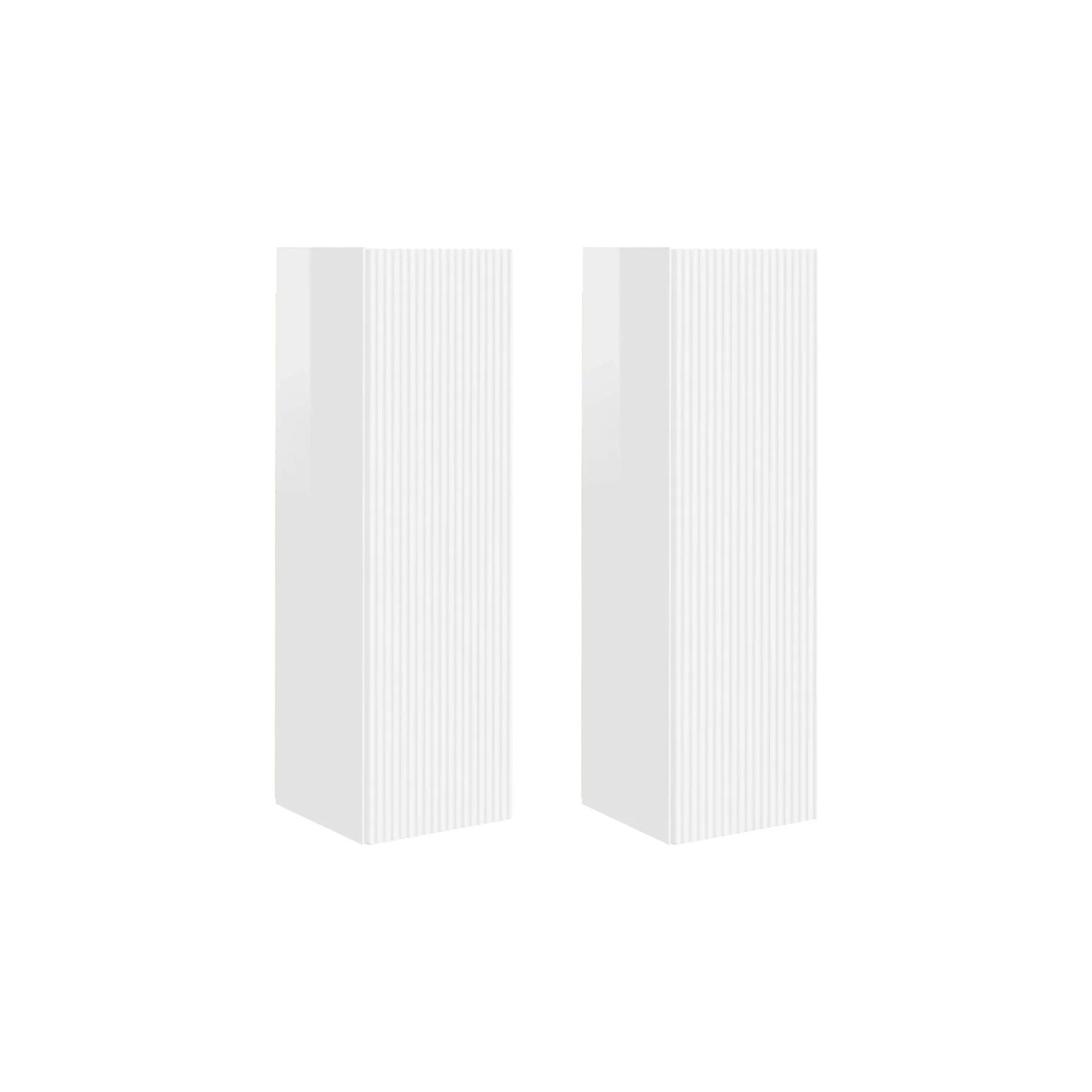 Meuble TV HELLOSHOP26 Meuble TV mural 2 pcs design moderne ran