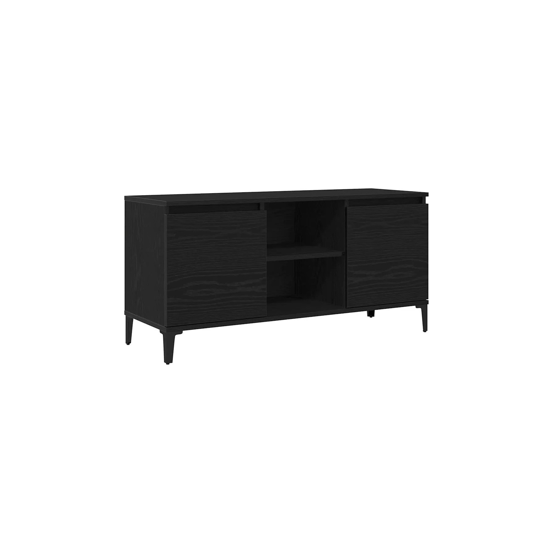 Meuble TV HELLOSHOP26 Meuble TV rectangulaire moderne avec ran