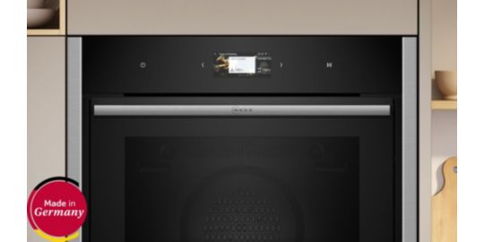 Four encastrable NEFF B64CS71N0 - Pyrolyse - Hydrolyse - Chaleur pulsée - Porte froide - N90 Slide&Hide