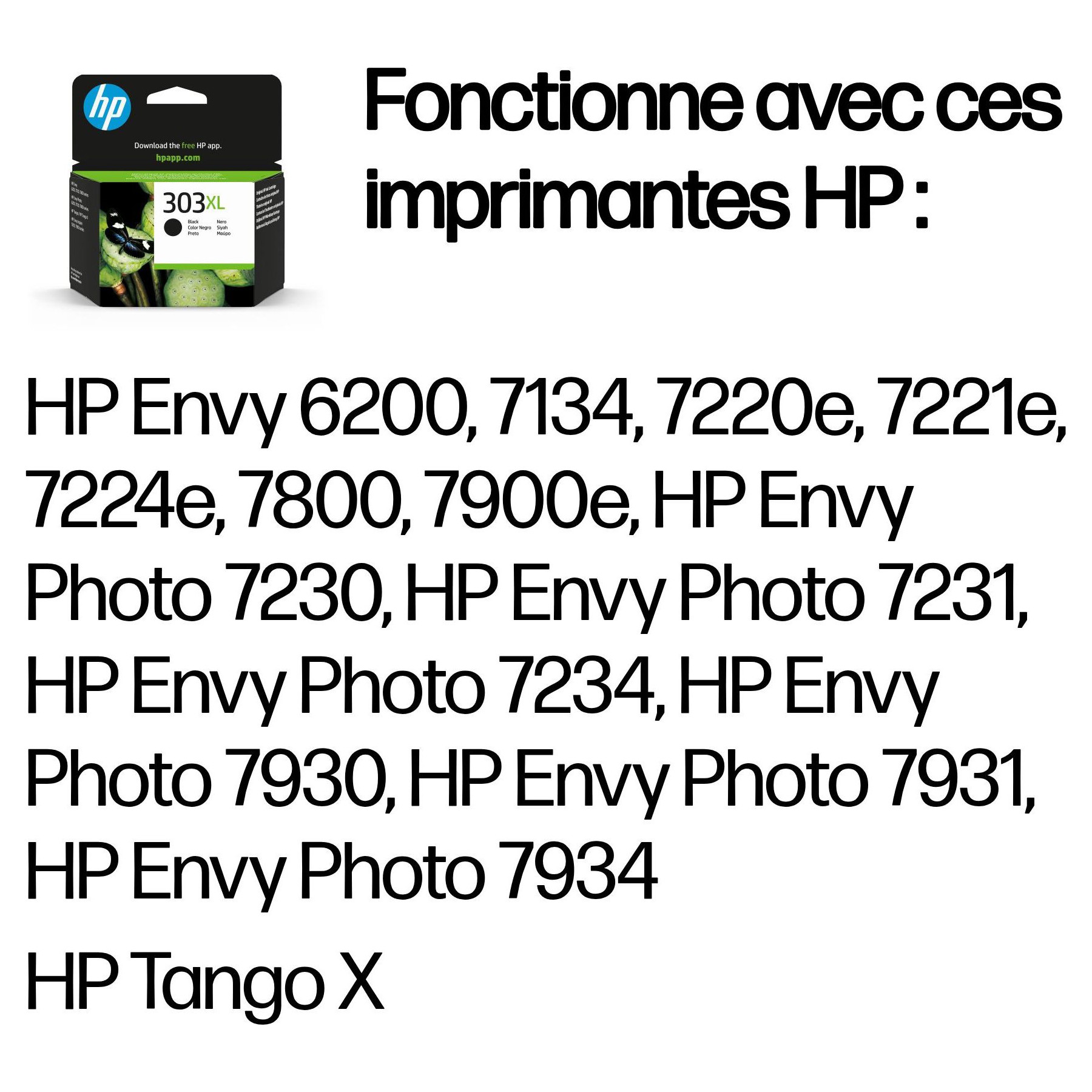 Cartouche d'encre HP T6N04AE#UUS