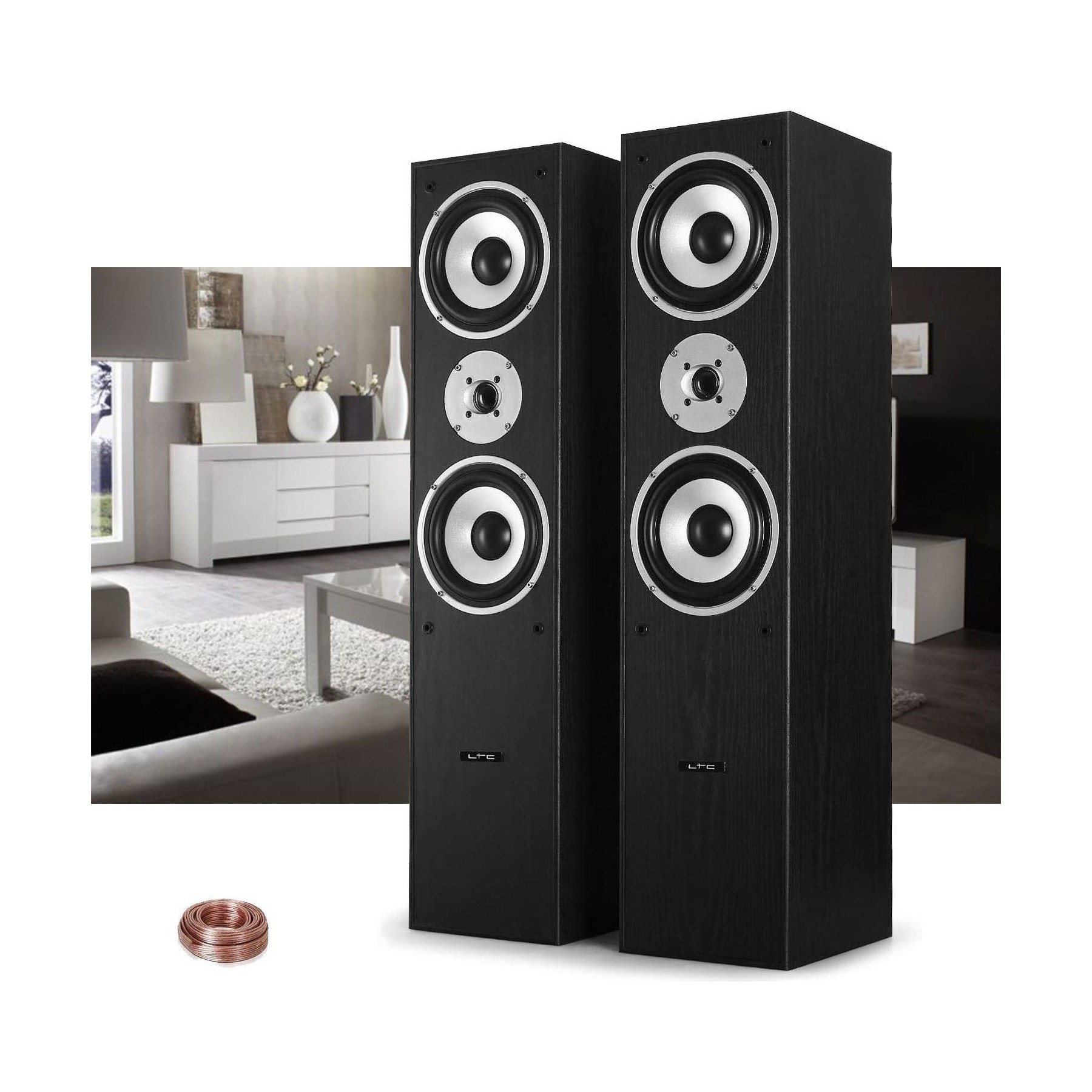 Pack enceinte Home Cinéma LTC AUDIO Paire d'enceintes HIFI/Home-cinema LTC A