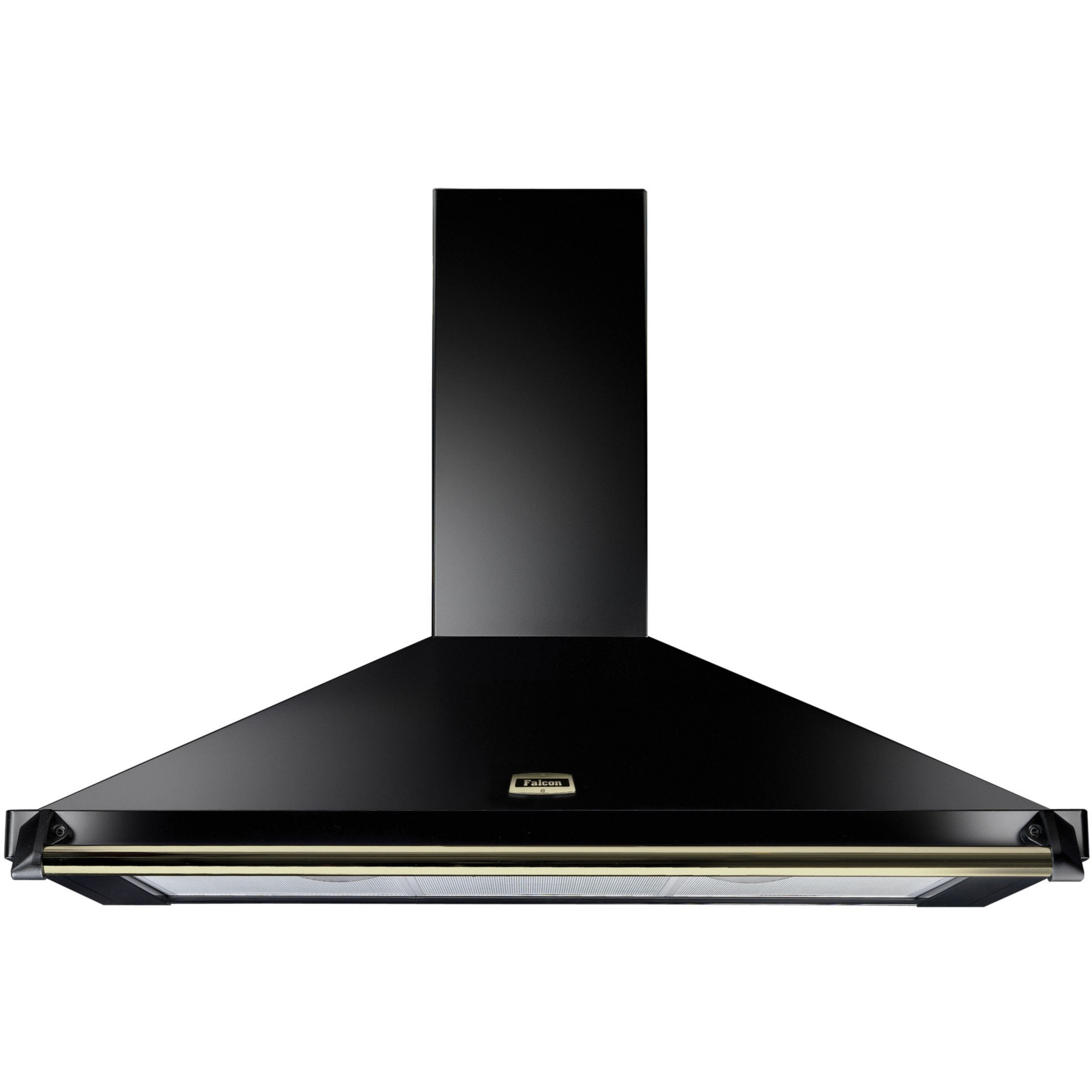 Hotte décorative murale FALCON 110 NOIR BAR/BADG LAITON