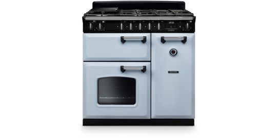 Piano de cuisson gaz FALCON NGC TAB GAZ 90 CM BLEU PASTEL CHROME