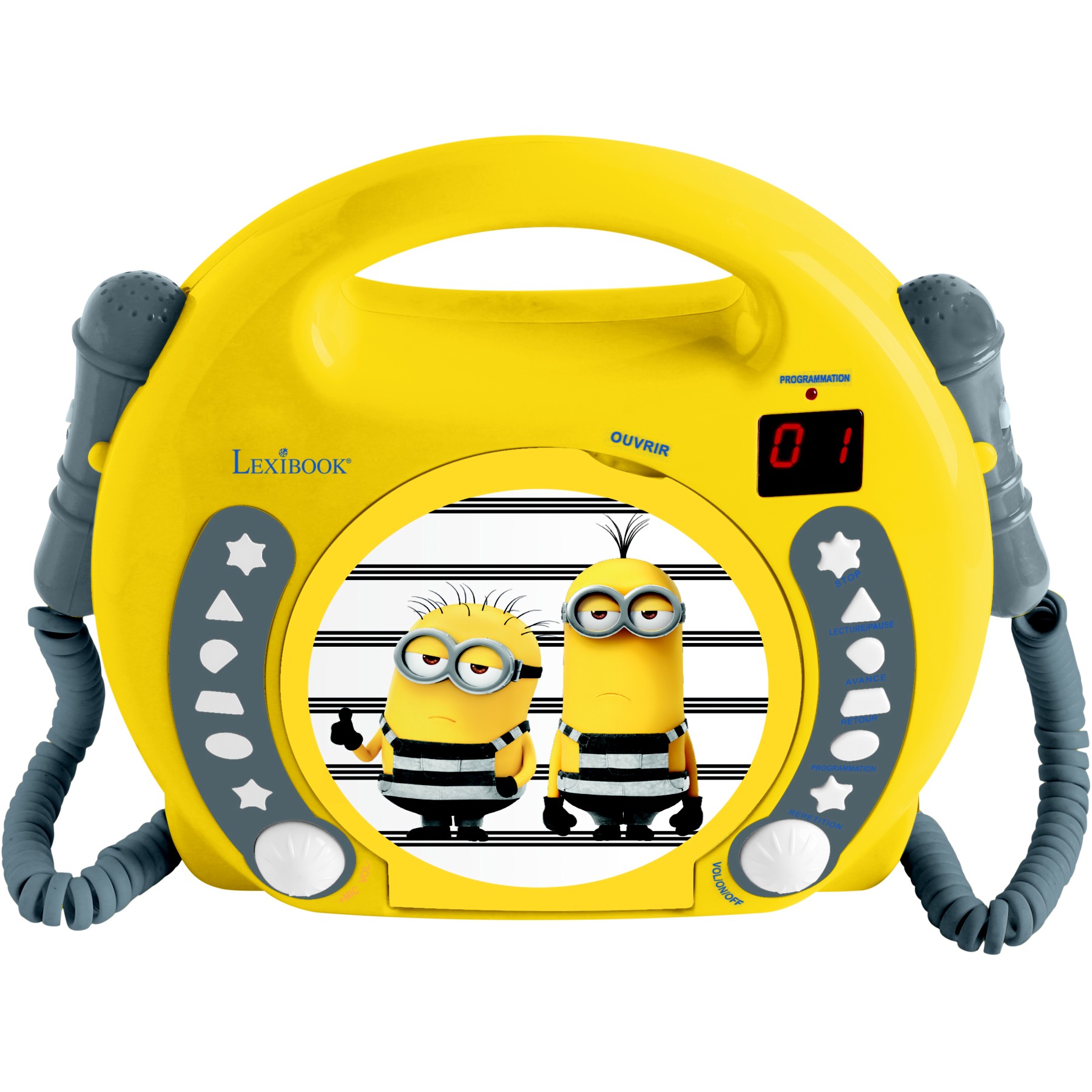 Karaoké LEXIBOOK RCDK100avec micros moi moche et mechant