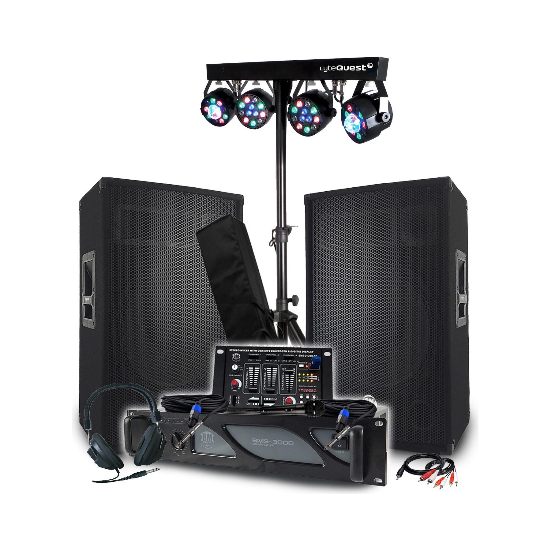 Pack sono BM SONIC Pack Sono BM SONIC : Amplificateur 3000W