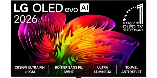 TV OLED LG 77W6 (2026) 77" (195 cm) 4K Ultra HD - Expérience Cinéma & Gaming, boîtier déporté (câble invisible)
