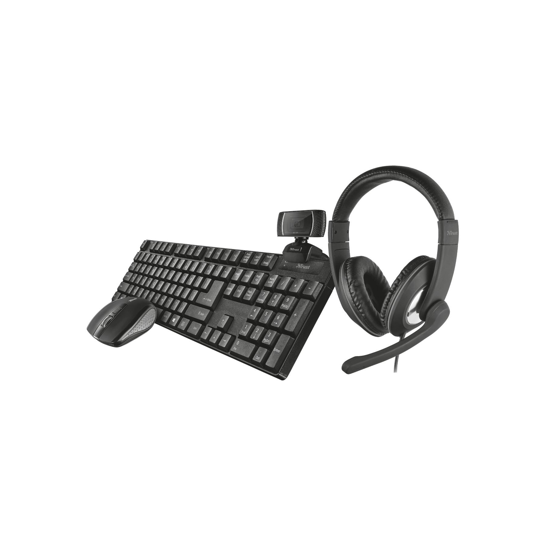 Pack TRUST Qoby 4-in-1 Home Office Set