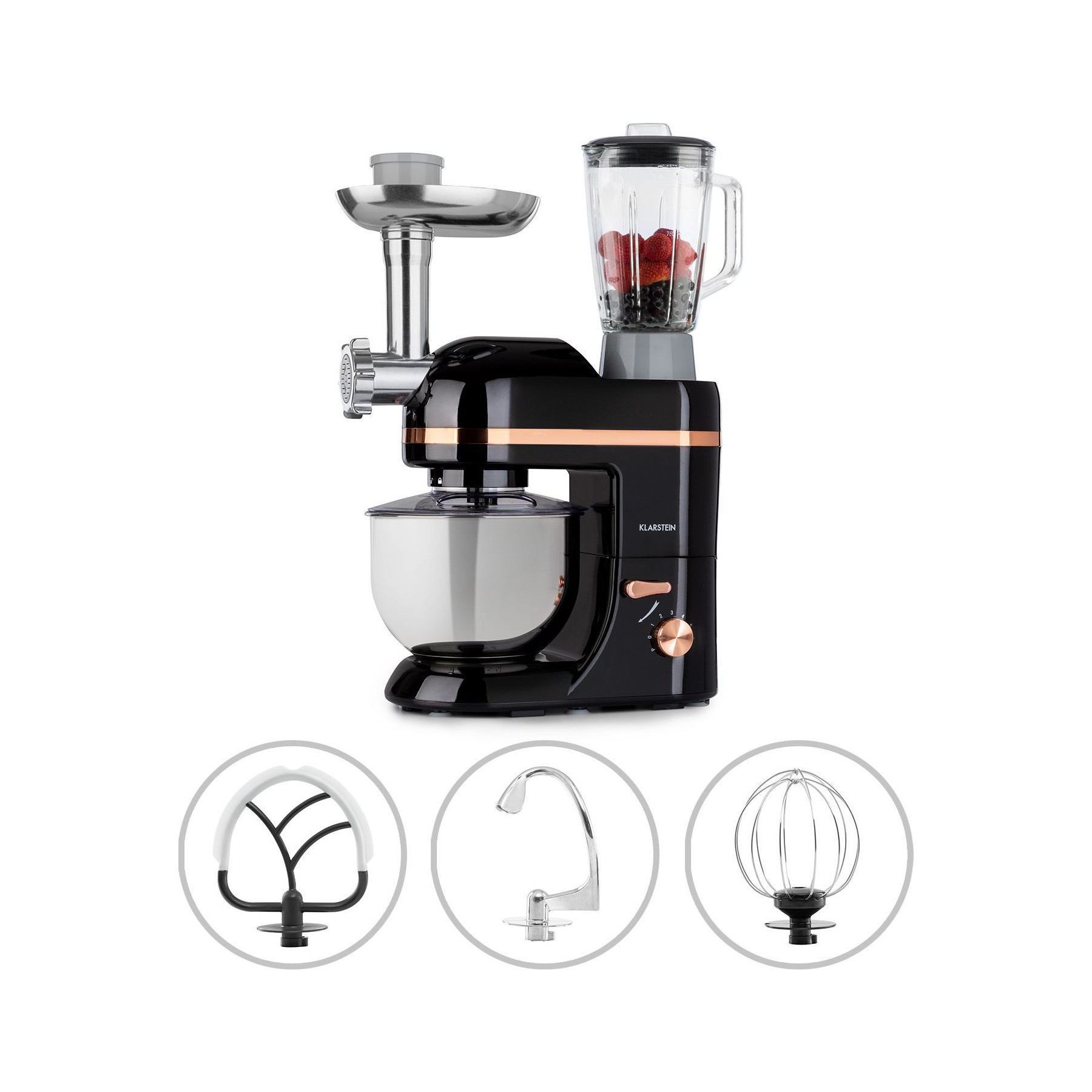 Robot multifonction KLARSTEIN Lucia Elegance 1300W Noir