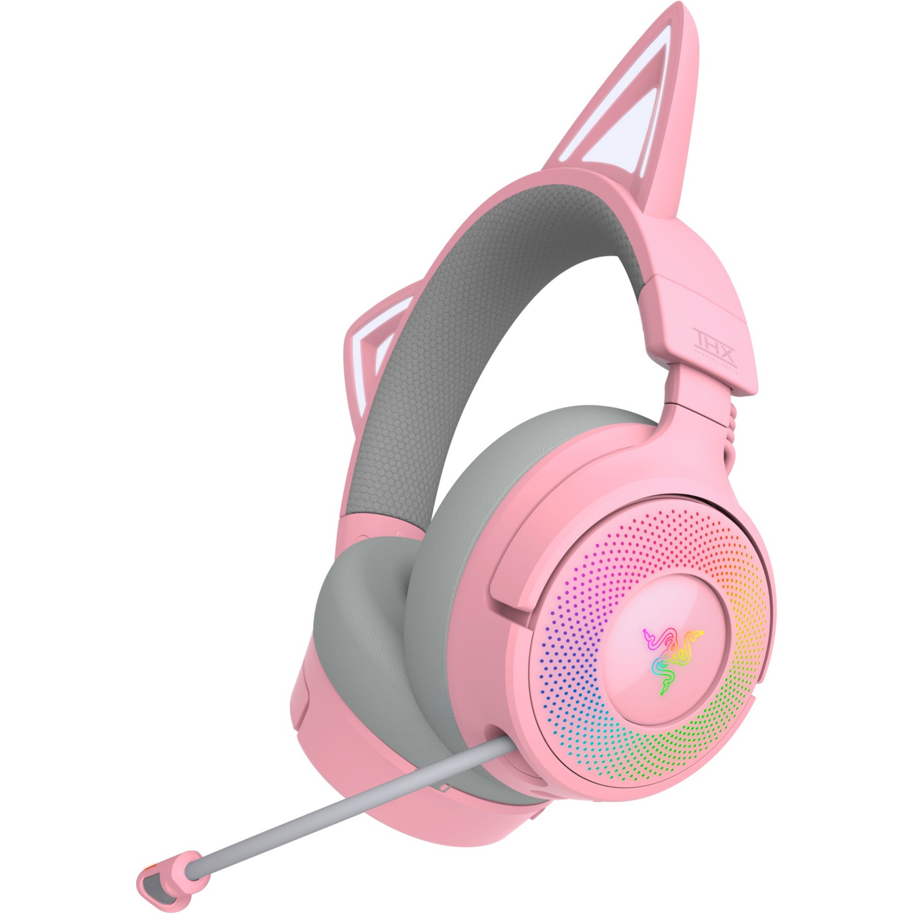 Casque gamer RAZER KRAKEN KITTY V3 PRO QUARTZ