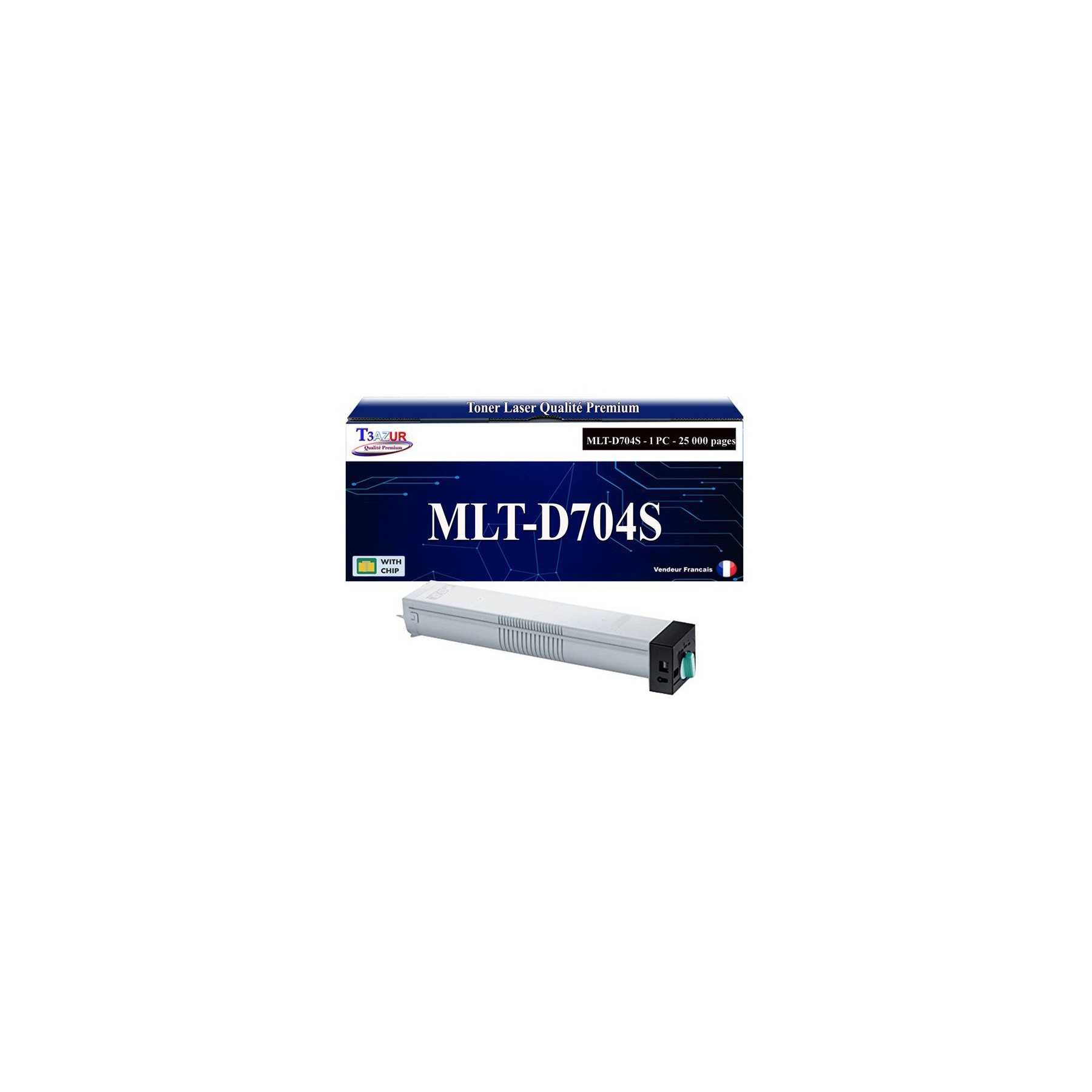 Toner T3AZUR pour Samsung SL-K3250NR K3300NR MLTD704S
