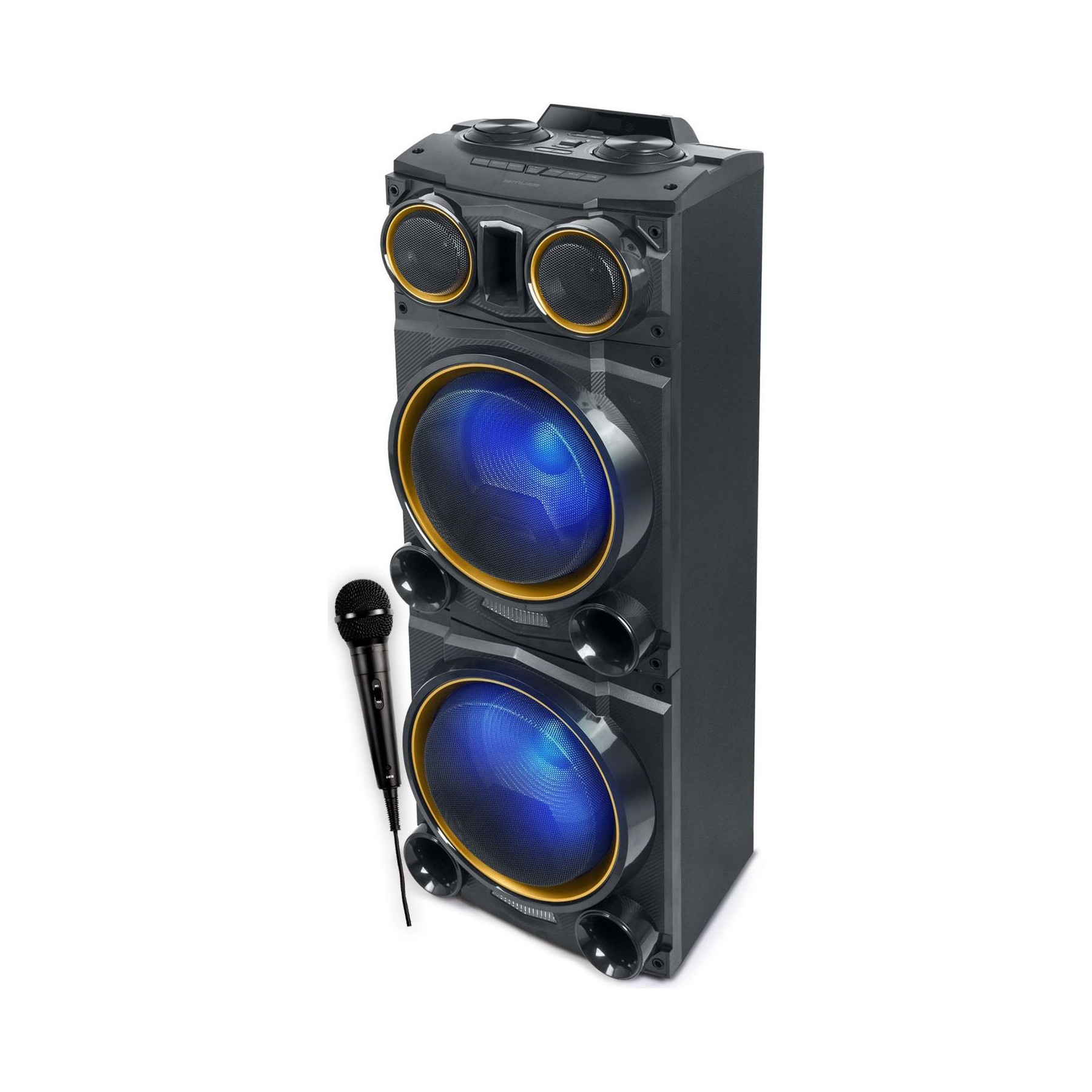 Enceinte sono MUSE M-1988DJ800W - USB / Bluetooth/Radio FM