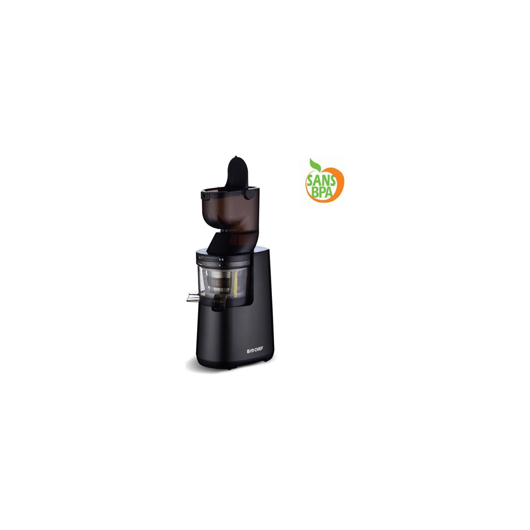 Extracteur de jus BIOCHEF Atlas Whole Slow Juicer - Noir
