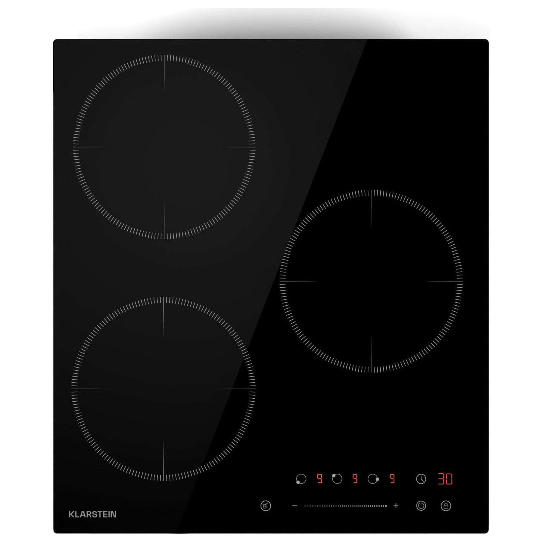 Plaque induction KLARSTEIN Delicatessa 3 feux 45cm 6600W