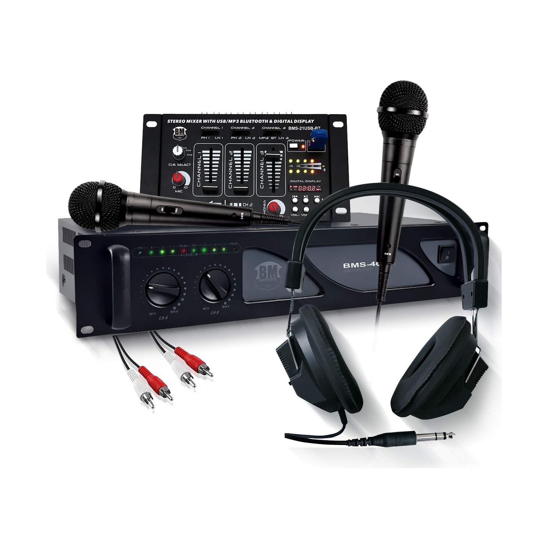 Table de mixage BM SONIC Table de mixage DJ USB Bluetooth Amplifi