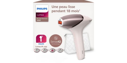 Epilateur lumière pulsée PHILIPS Lumea Series 9000 BRI958/00