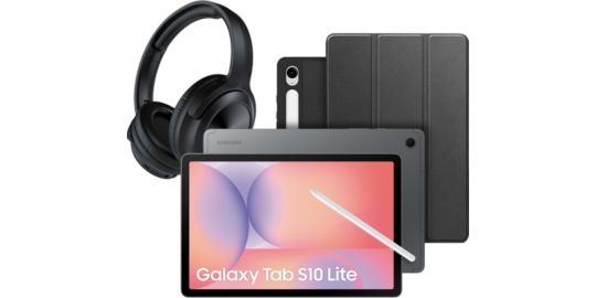 Tablette Android SAMSUNG Pack Galaxy Tab S10 Lite + Bookcover + Casque