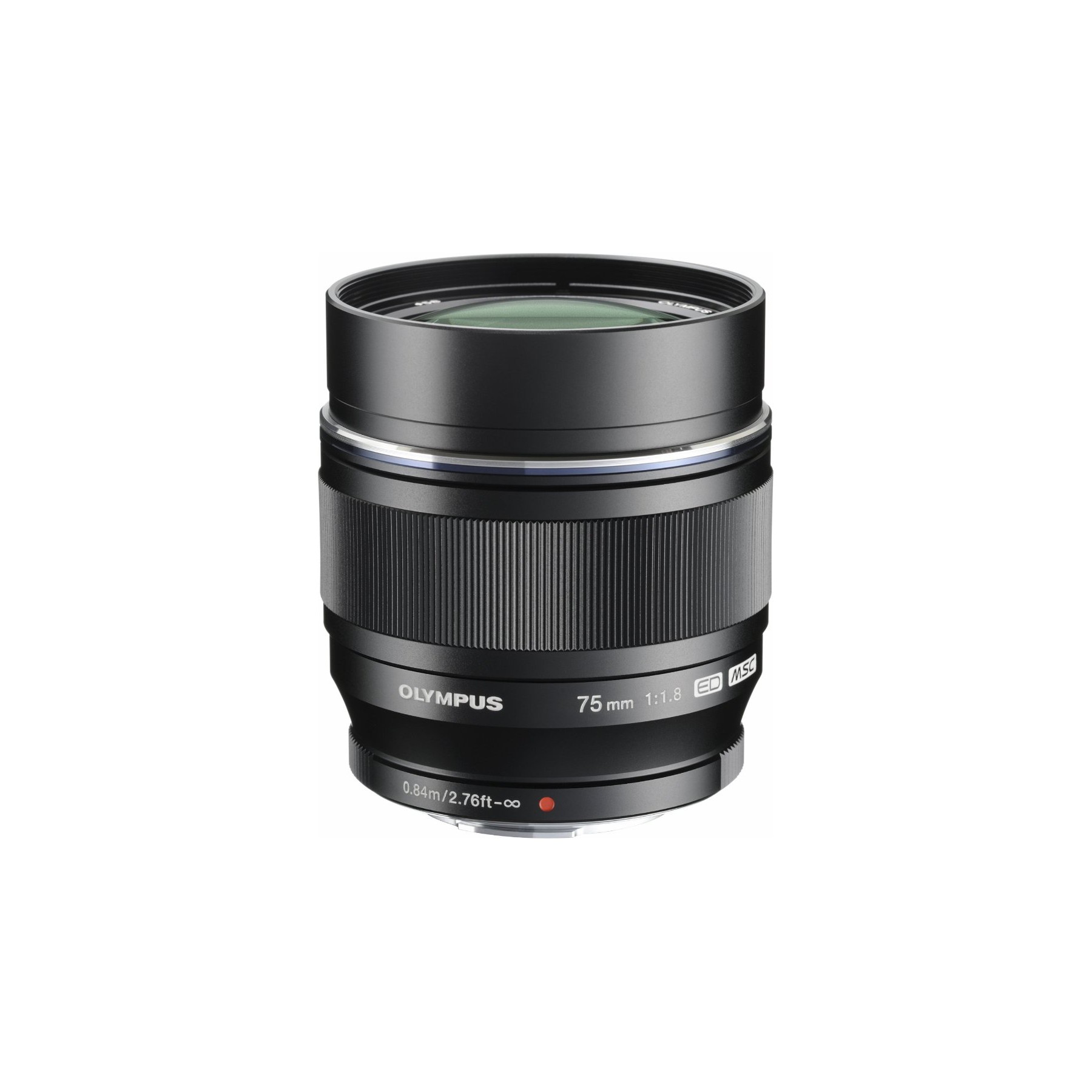 Objectif pour Hybride OLYMPUS 75mm 1:1.8 noir