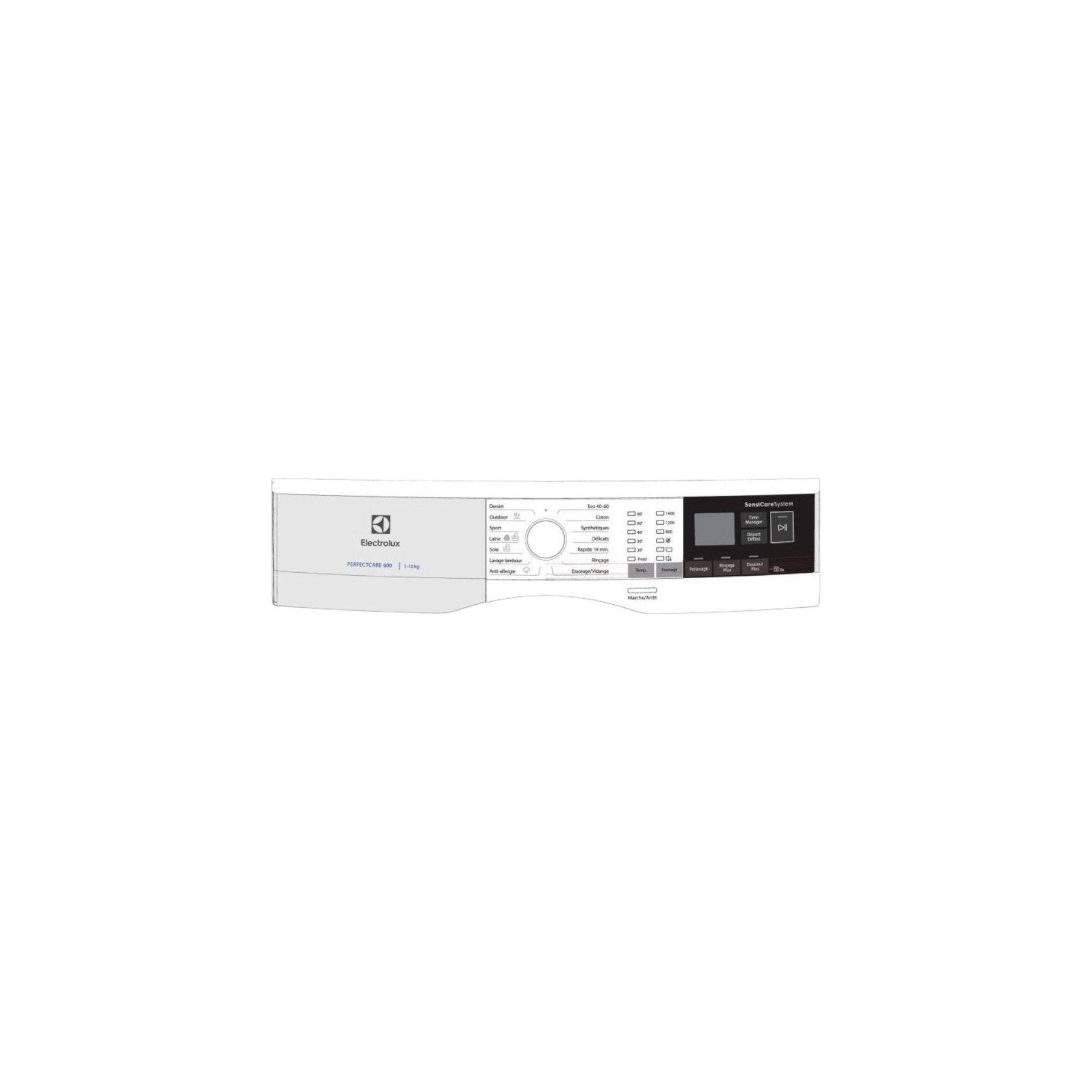 Bac ELECTROLUX bandeau blanc electrolux