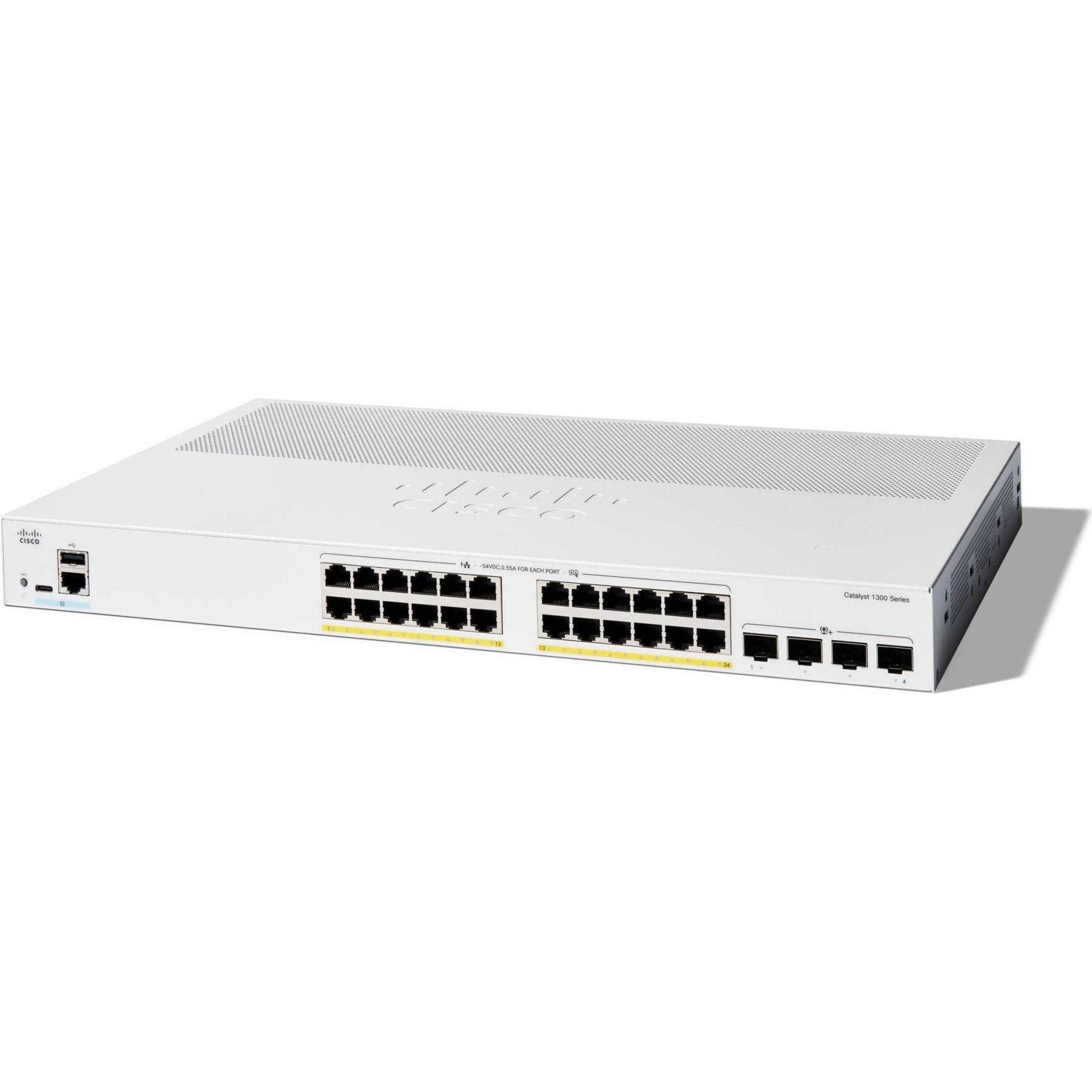 Hub USB C DEXLAN C1300-24P-4X