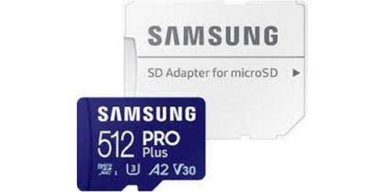 Carte Micro SD SAMSUNG 512 Go Pro Plus