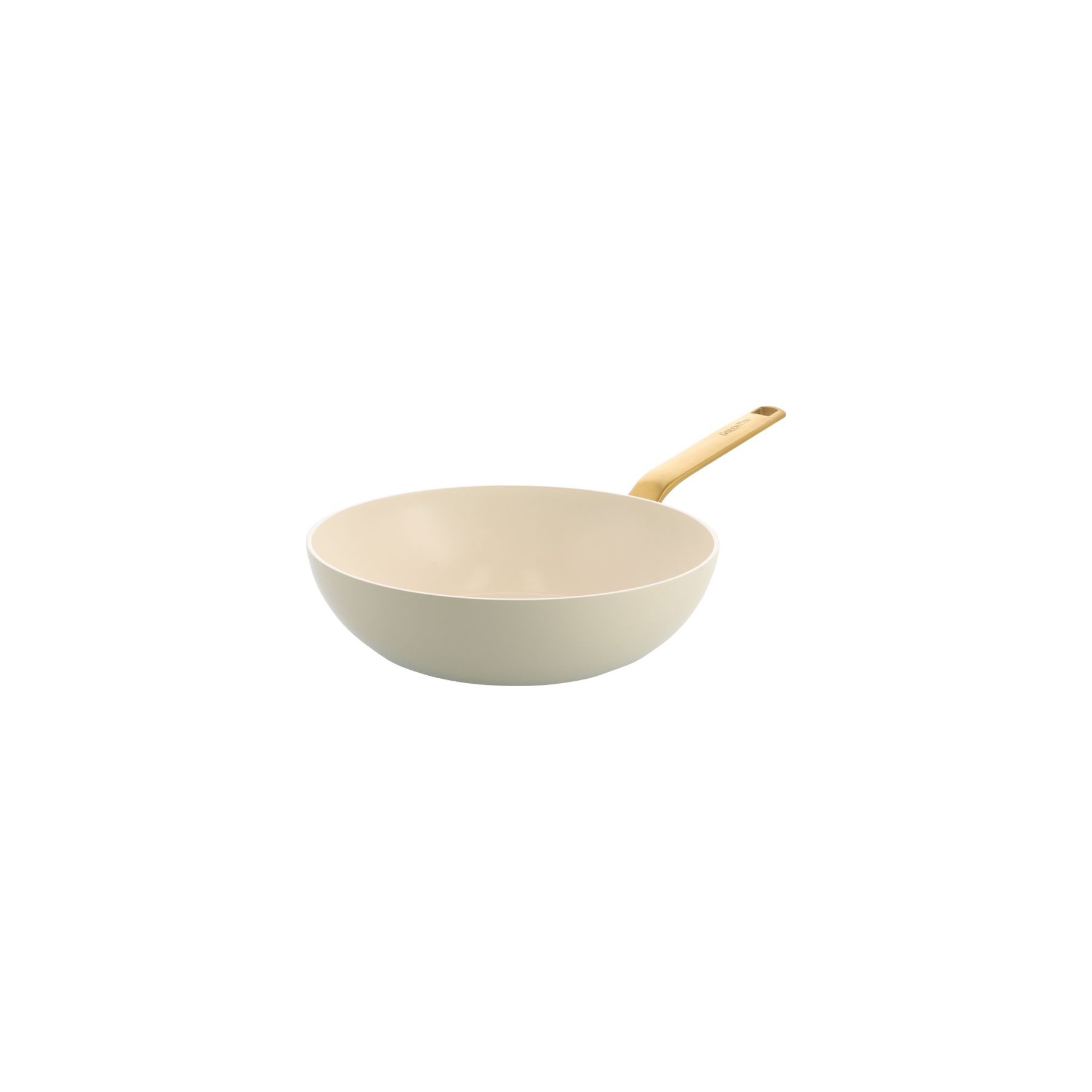 GREENPAN Wok crème  28 cm aluminium forgé revêtem