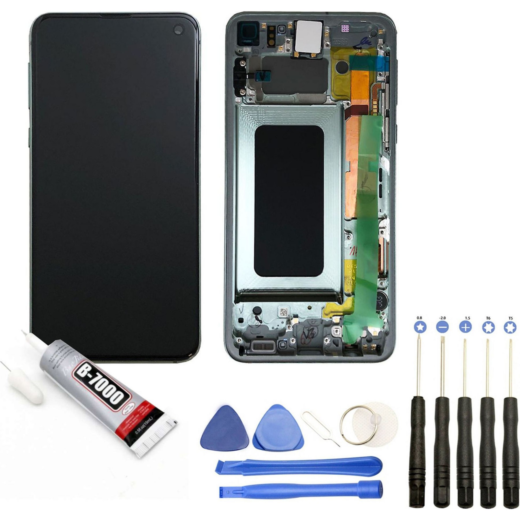 VISIODIRECT Vitre+LCD pour Samsung Galaxy SM-G970F