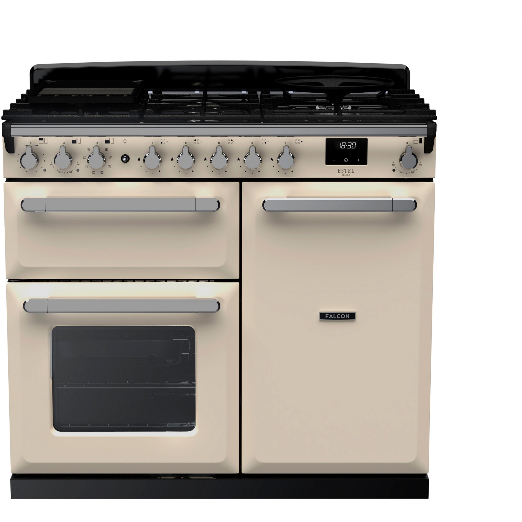 Piano de cuisson gaz FALCON ESTEL DELUXE TAB GAZ 100 CM CREME PASTEL