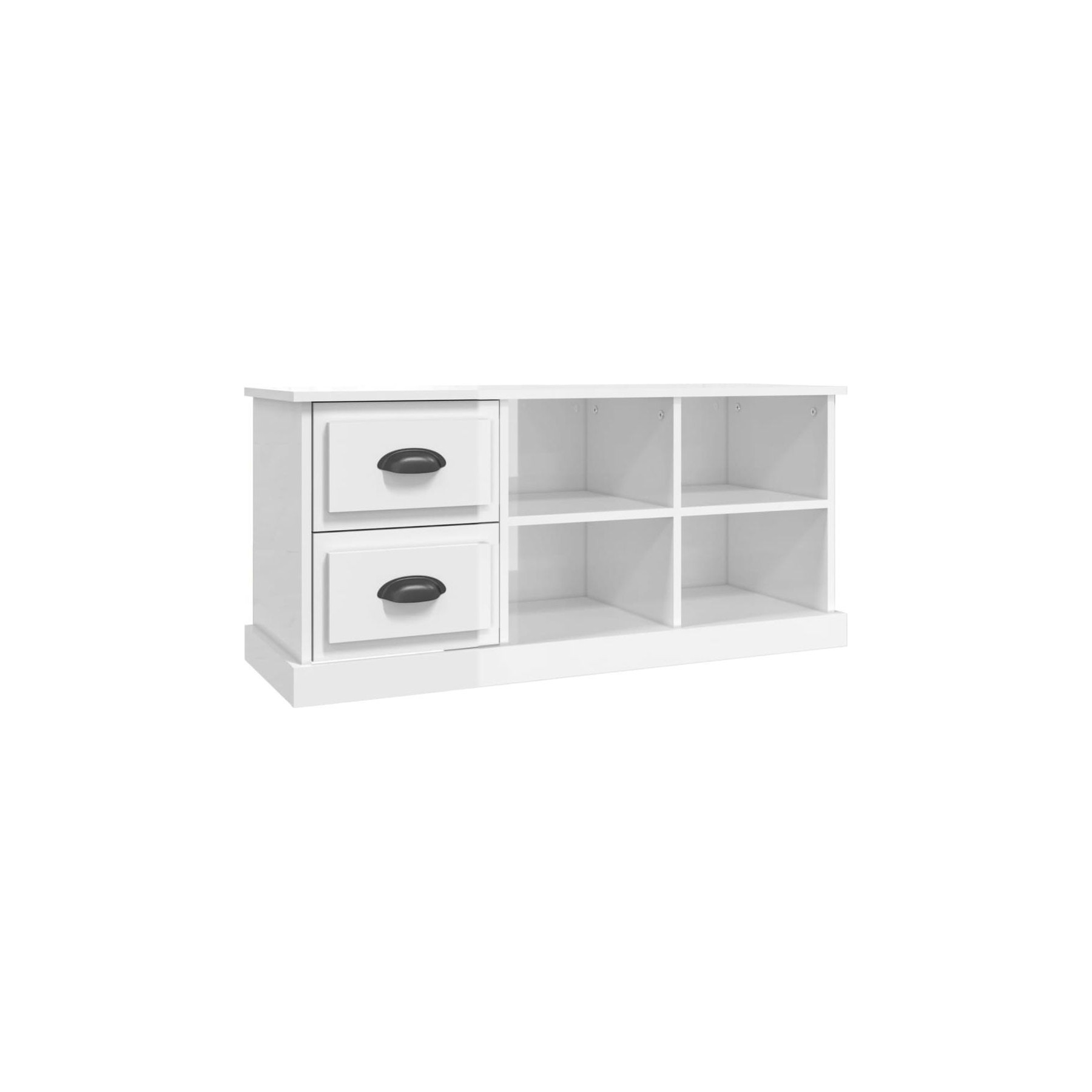 Meuble TV HELLOSHOP26 Meuble TV multimédia étagère télévision